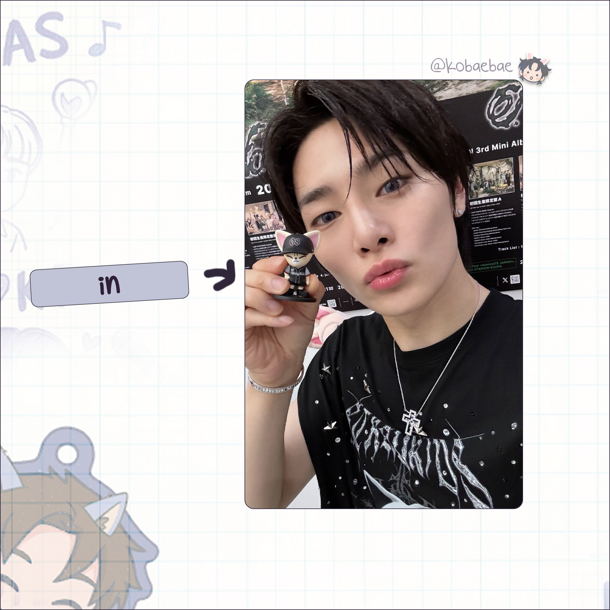 Skz - Pop Up Handmade photocards kpop inspired - Bias set 2