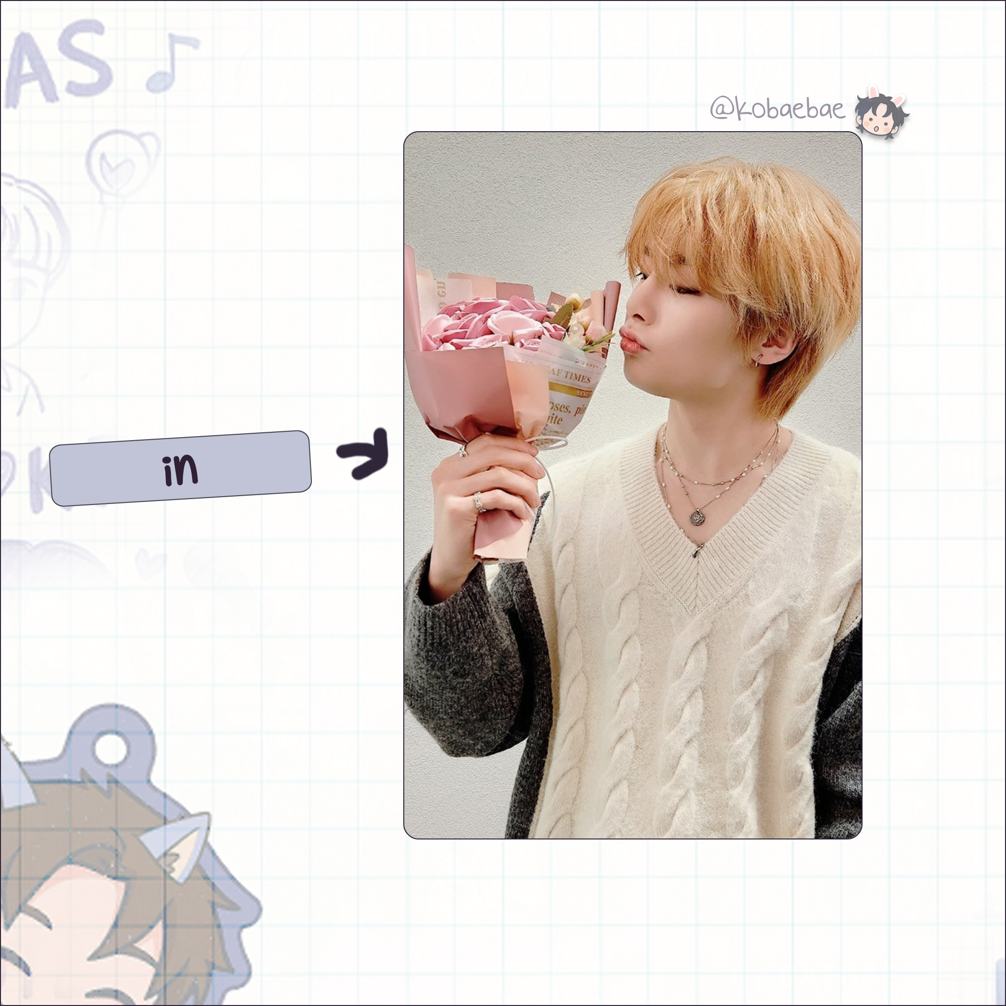 Skz - White Day set  handmade photocards kpop inspired - Holo set 1