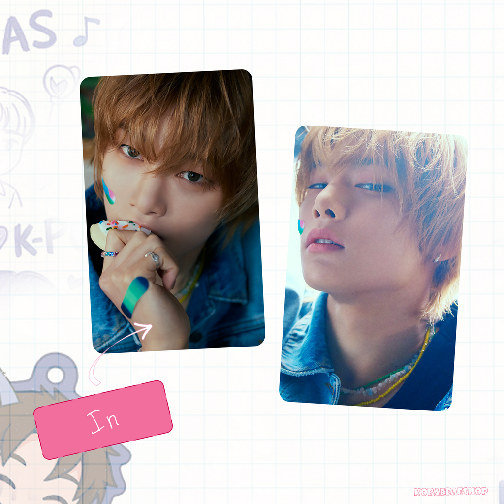 Skz - Teaser 1 (a.t.e)  handmade photocards kpop inspired - Double bias set