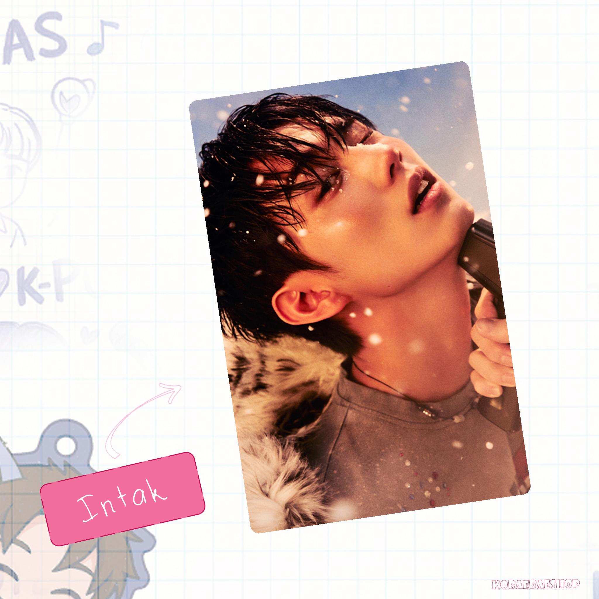 P1h - Duh Handmade photocards kpop inspired - U bias set