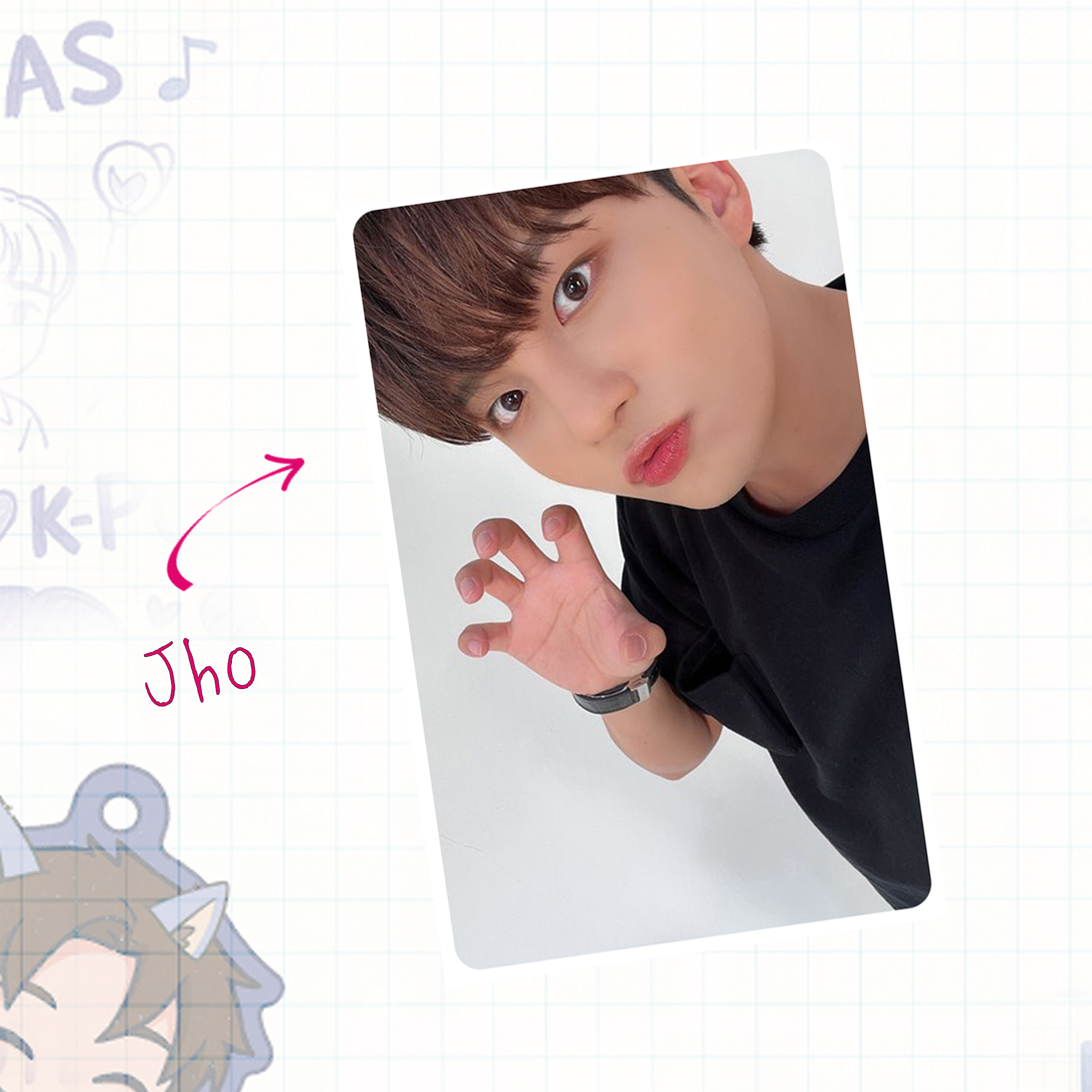 Atz - Ot8 handmade photocards kpop inspired - Set 1