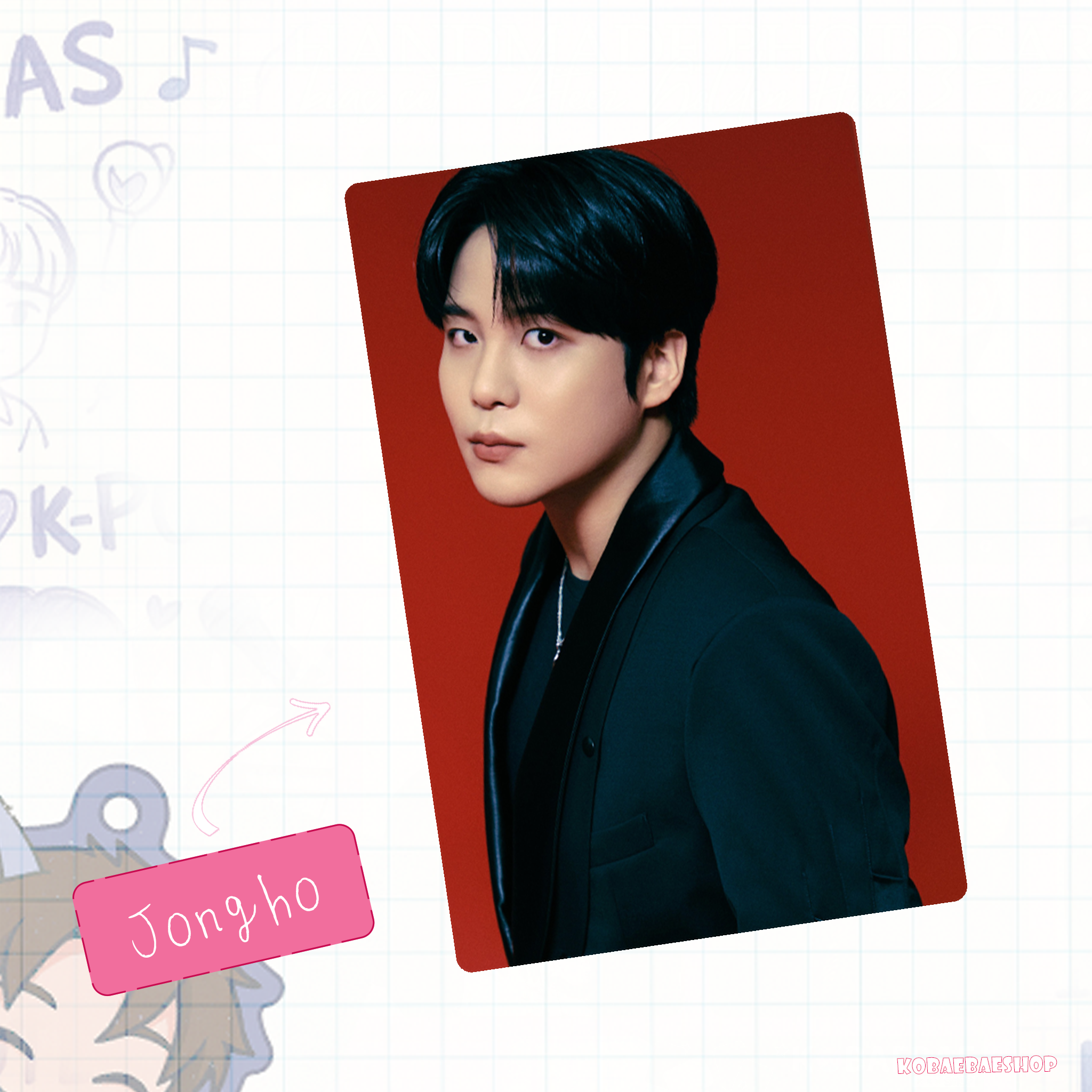 Atz - Golden H. 2 -  Handmade photocards kpop inspired - Diary vers.