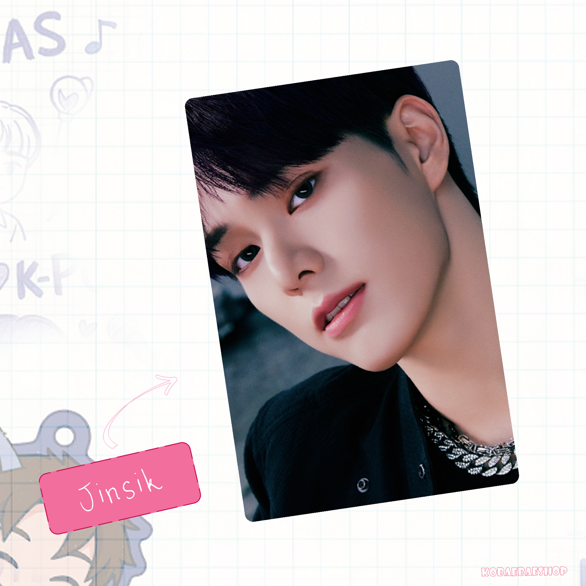 Xkrs - Watch Out (Hik. vers) Handmade photocards kpop inspired - Bias set