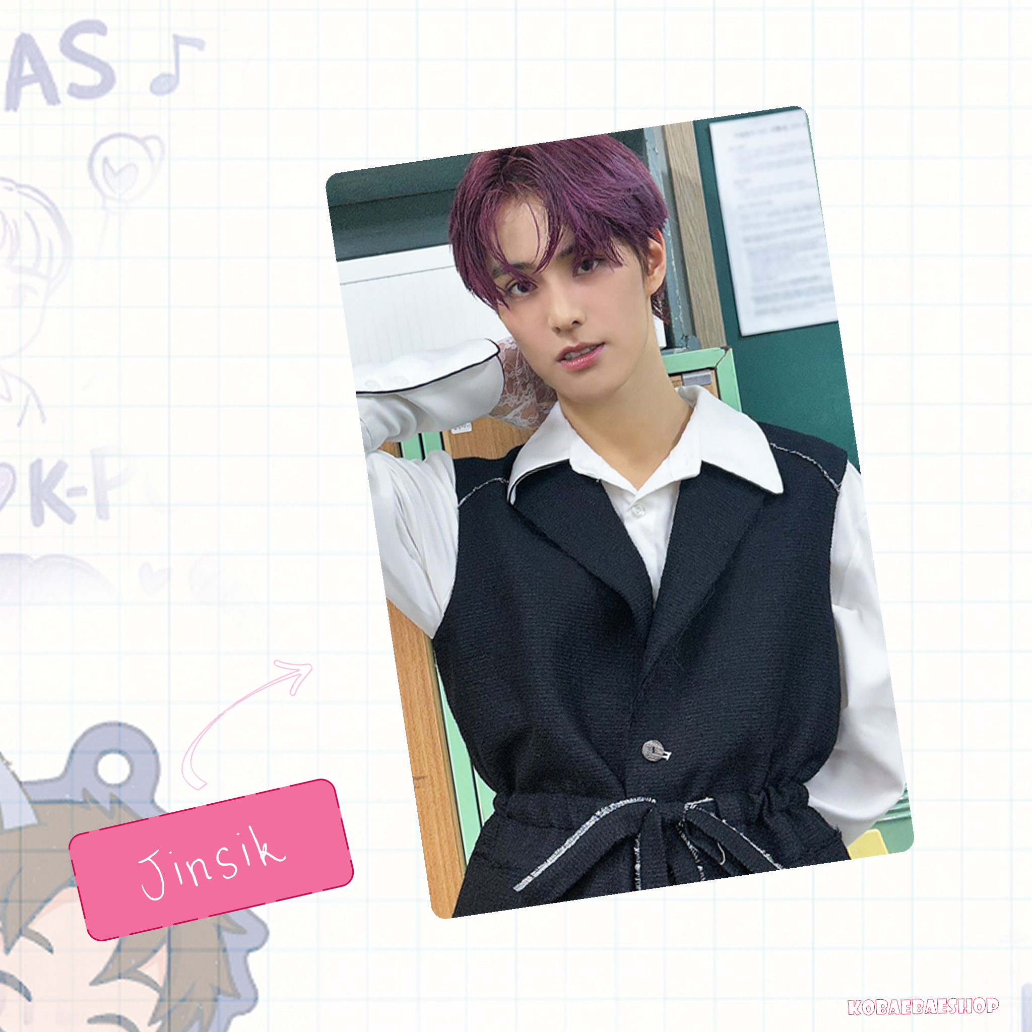 Xkrs - Dazed IG Handmade photocards kpop inspired - Bias set