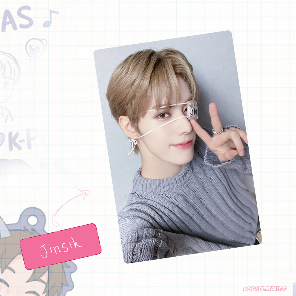 Xkrs - Radio Concept Handmade photocards kpop inspired - Bias set
