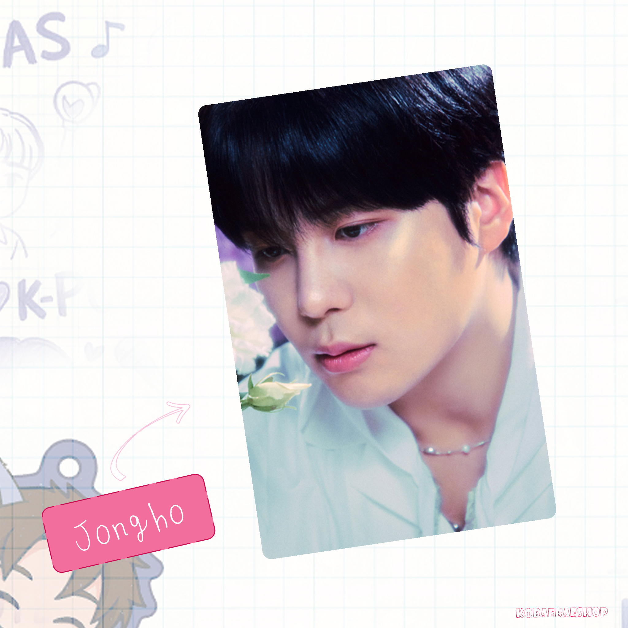 Atz - Golden H. 2 -  Handmade photocards kpop inspired - Diary vers.