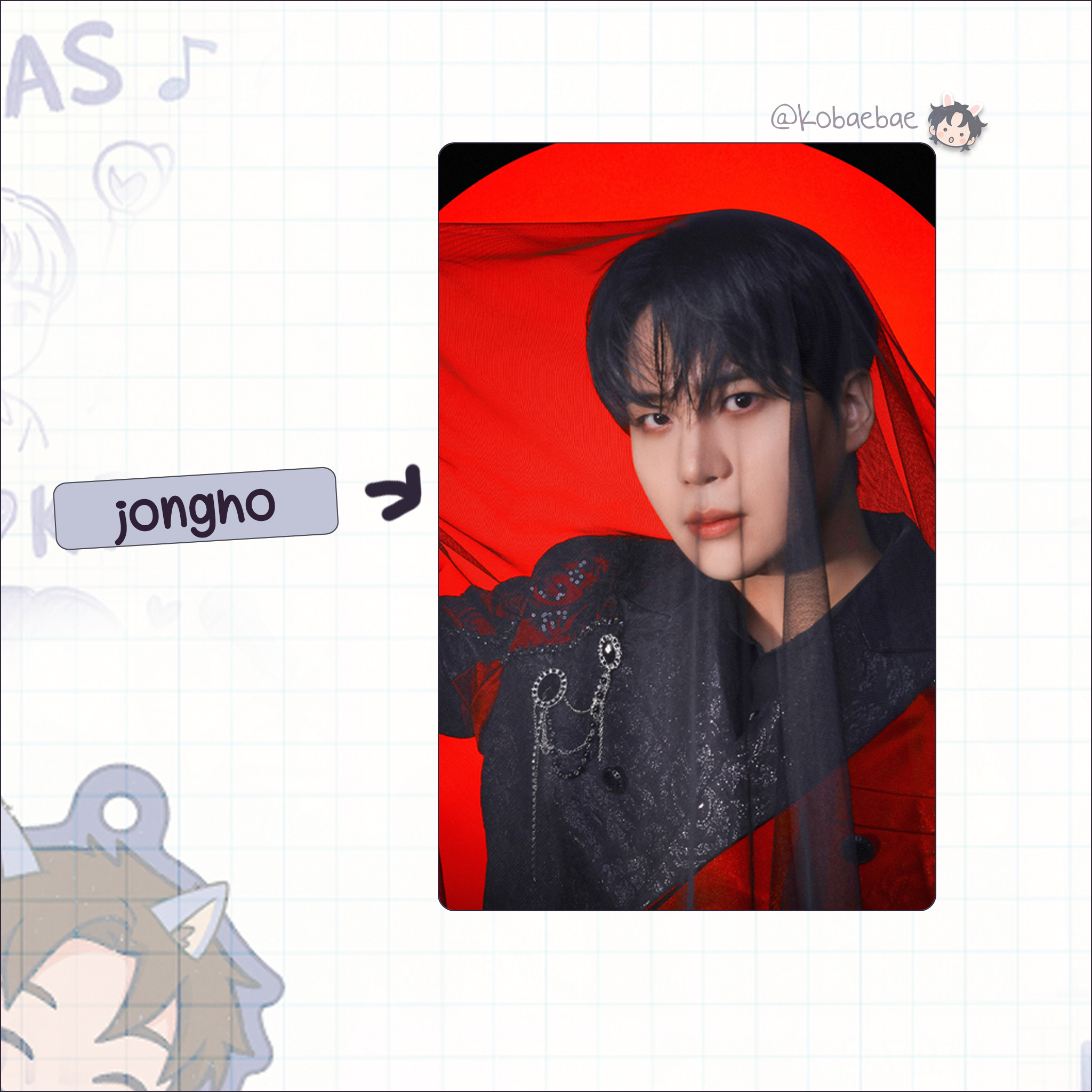 Atz - In your fantasy -  Handmade photocards kpop inspired - Bias set