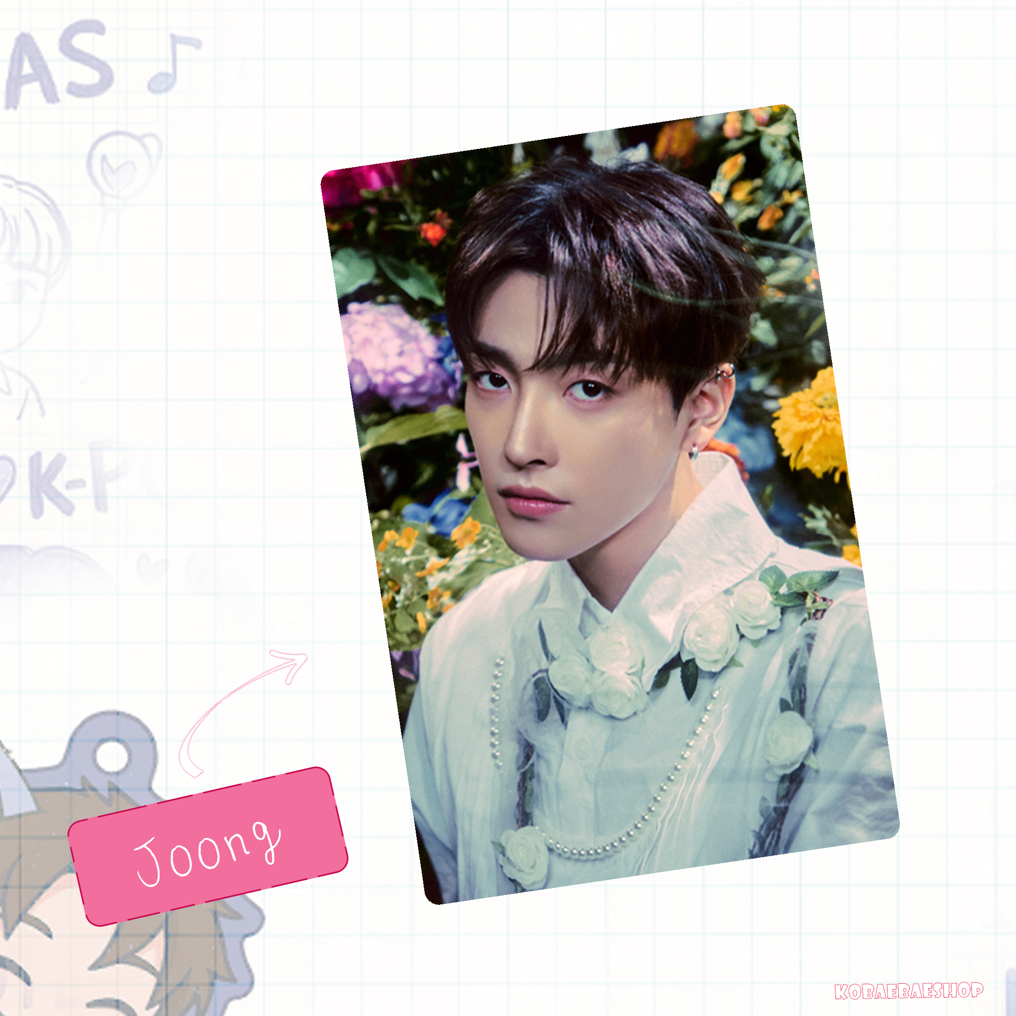 Atz - Golden H. 2 -  Handmade photocards kpop inspired - Diary vers.