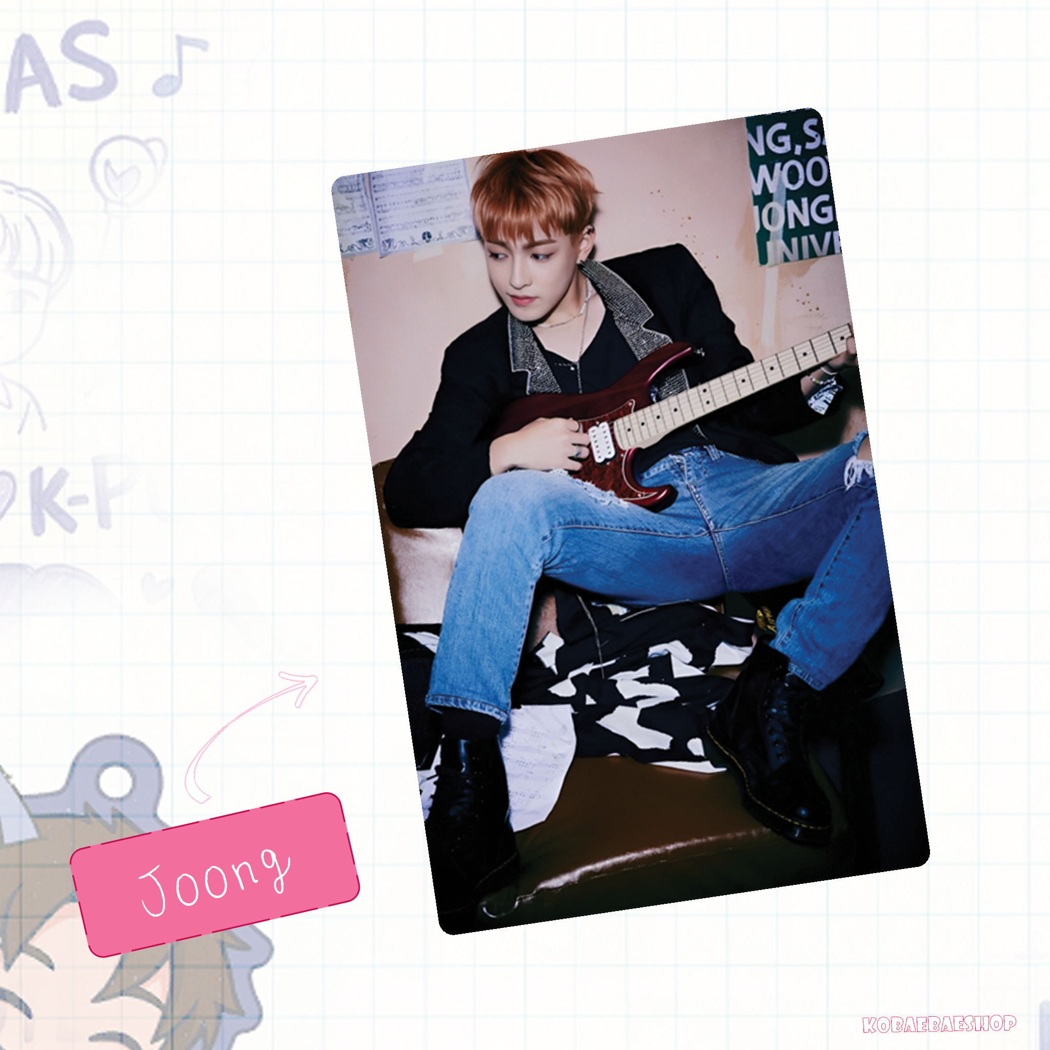 Atz - Backstage Rockin' Handmade photocards kpop inspired - Bias set