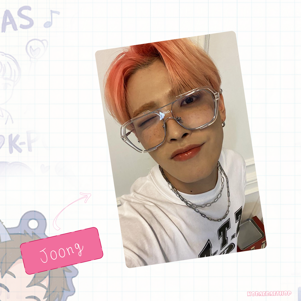 Atz - Glitters holo set  handmade photocards kpop inspired -