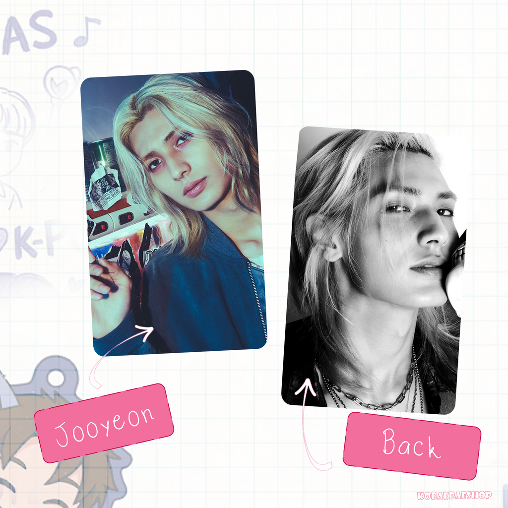 XHR - Beutiful Lie Handmade photocards kpop inspired - Double side set