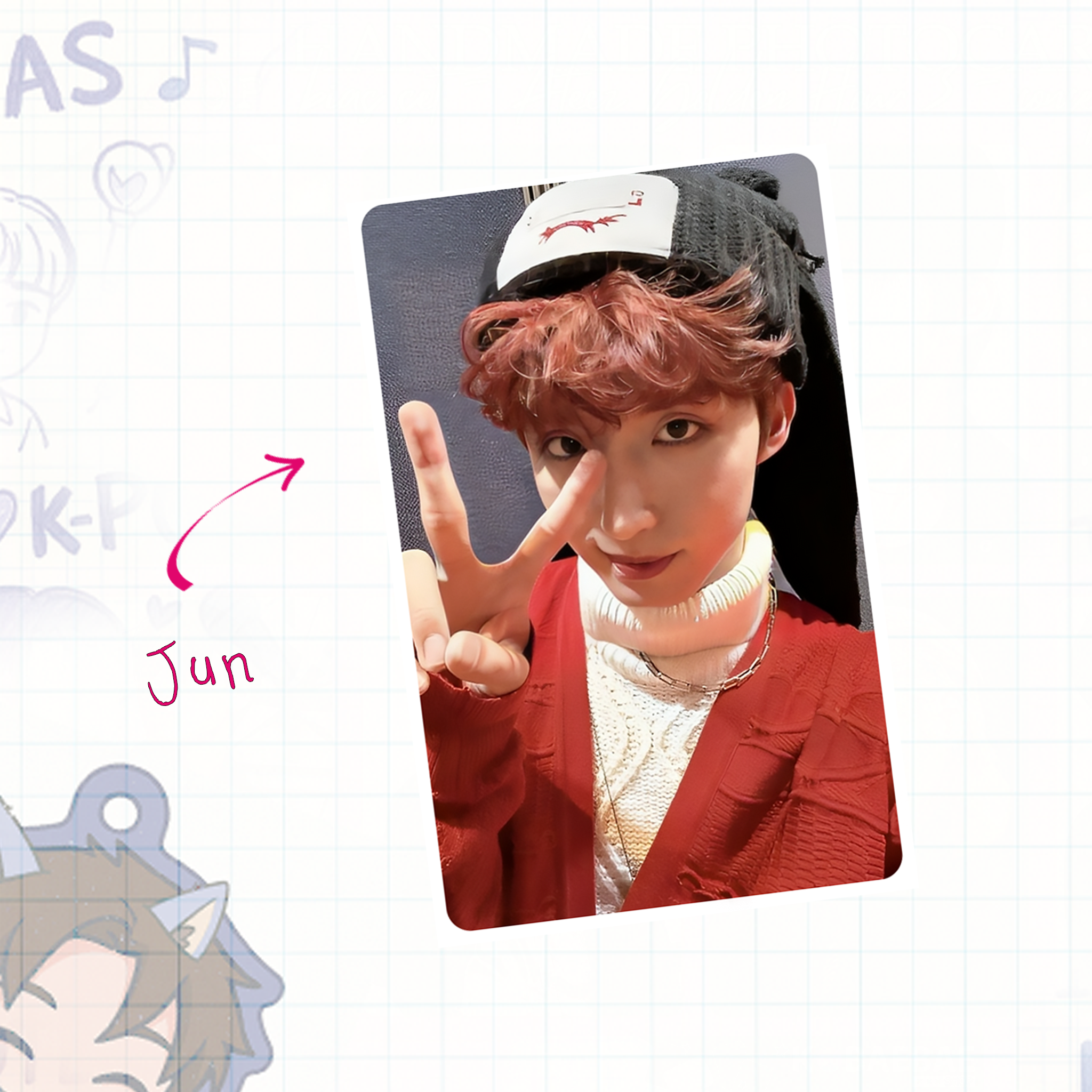 XHR - Ot6 handmade photocards kpop inspired - Set 1