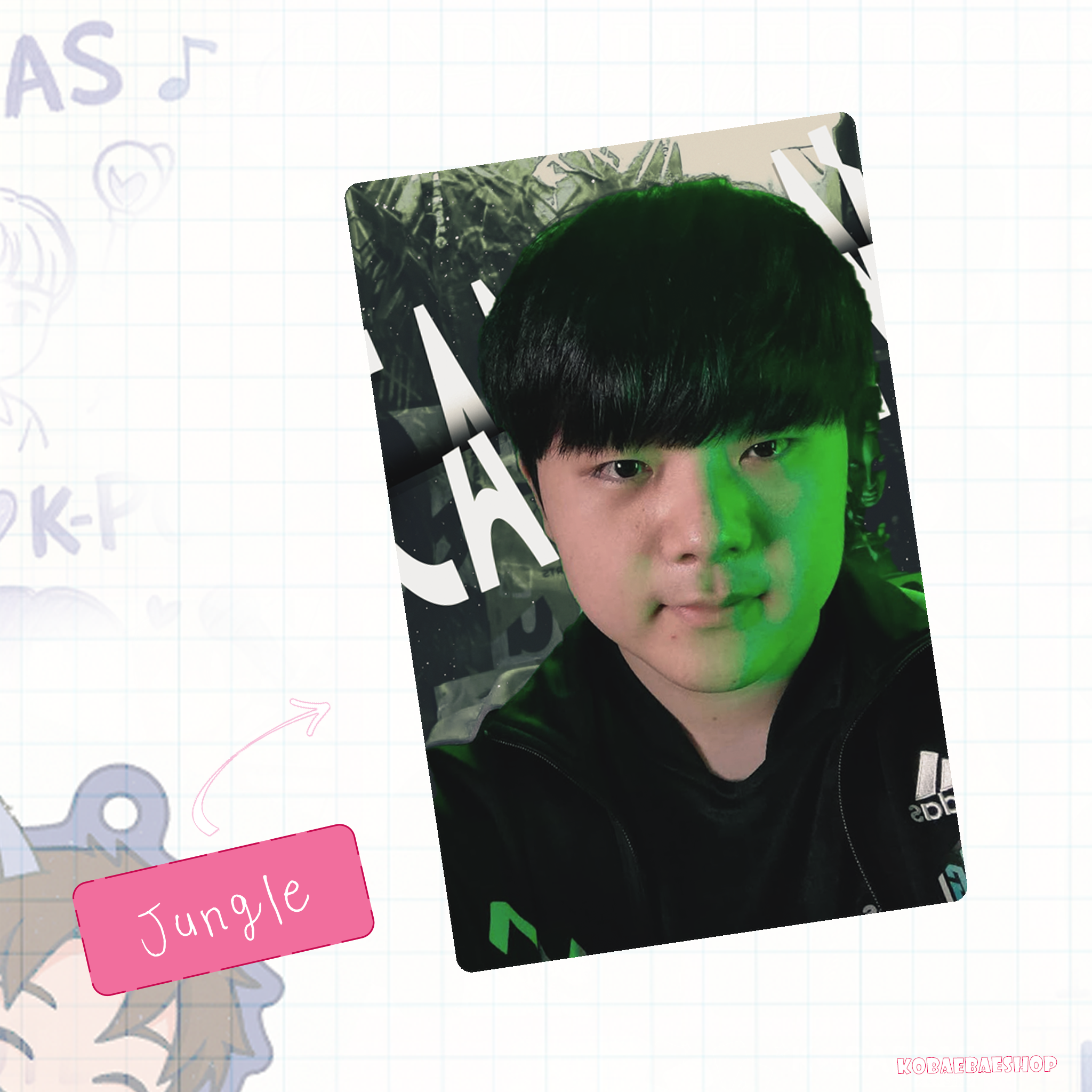 ProPlayer - Team Esports 24 handmade photocards kpop inspired - set 1