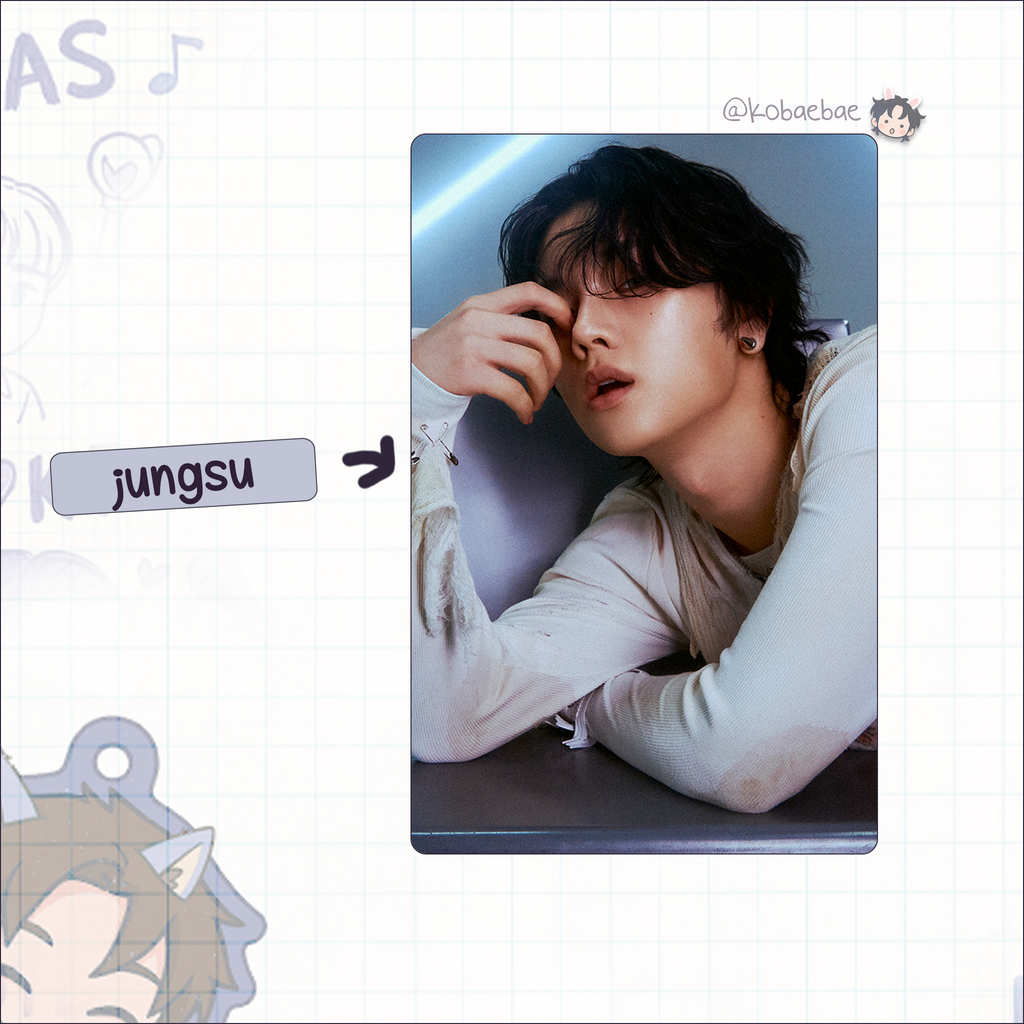 XHR - Fire My Sweet Mis. Handmade photocards kpop inspired - Bias set