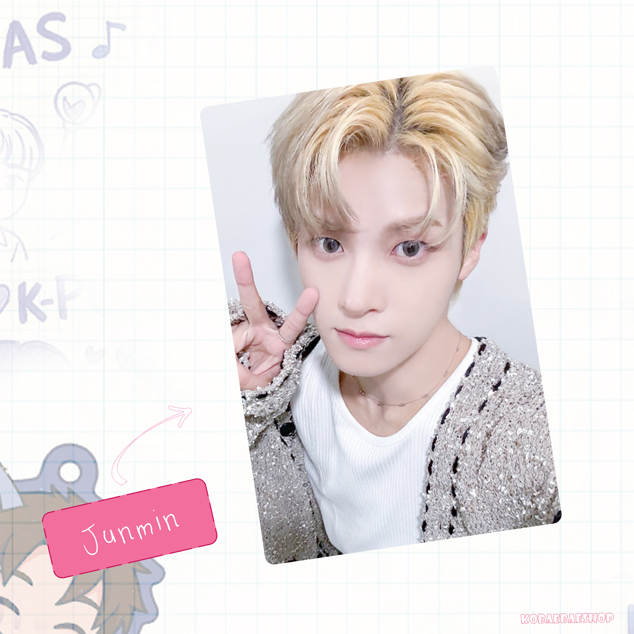 Xkrs - Radio Concept Handmade photocards kpop inspired - Bias set