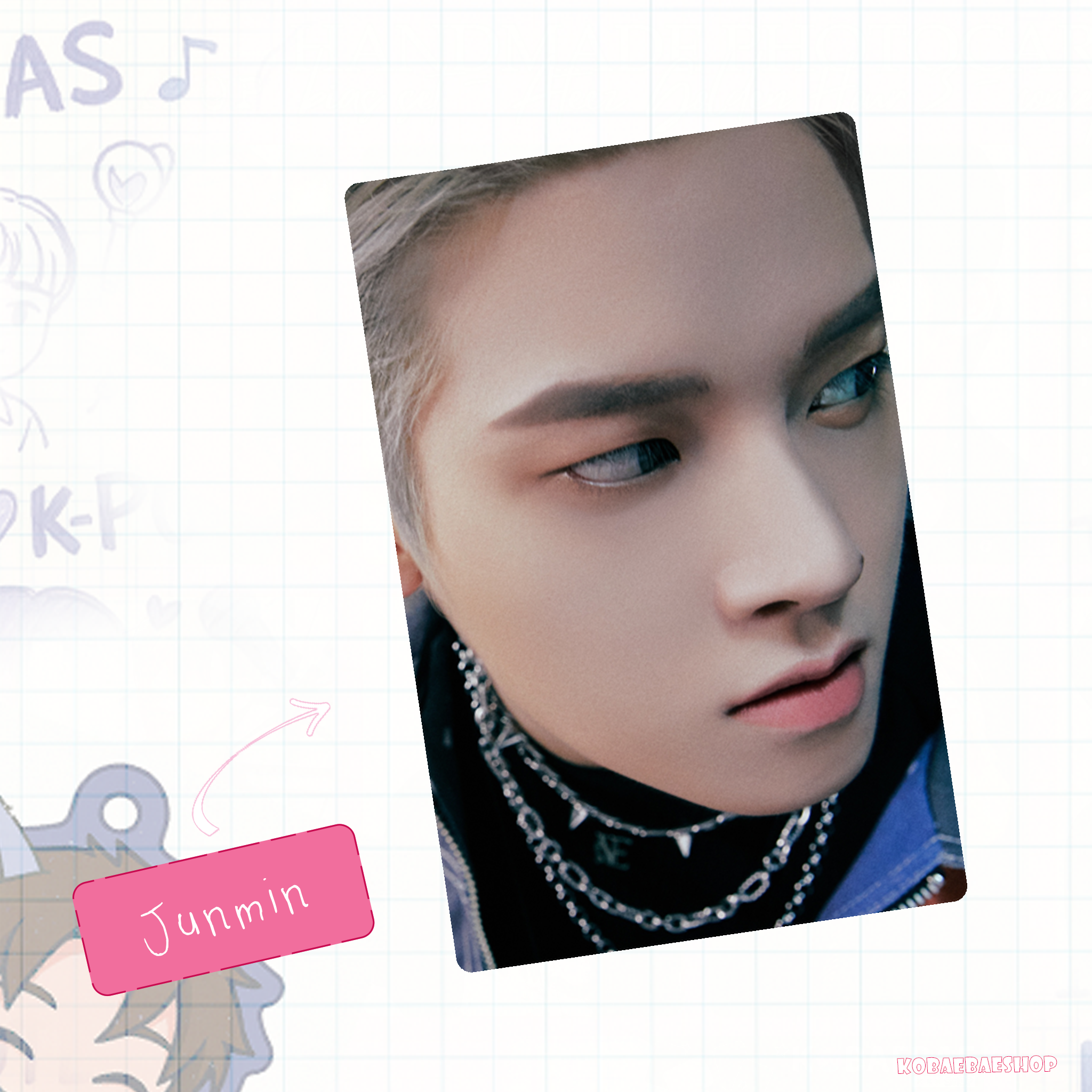 Xkrs - Watch Out (Hik. vers) Handmade photocards kpop inspired - Bias set