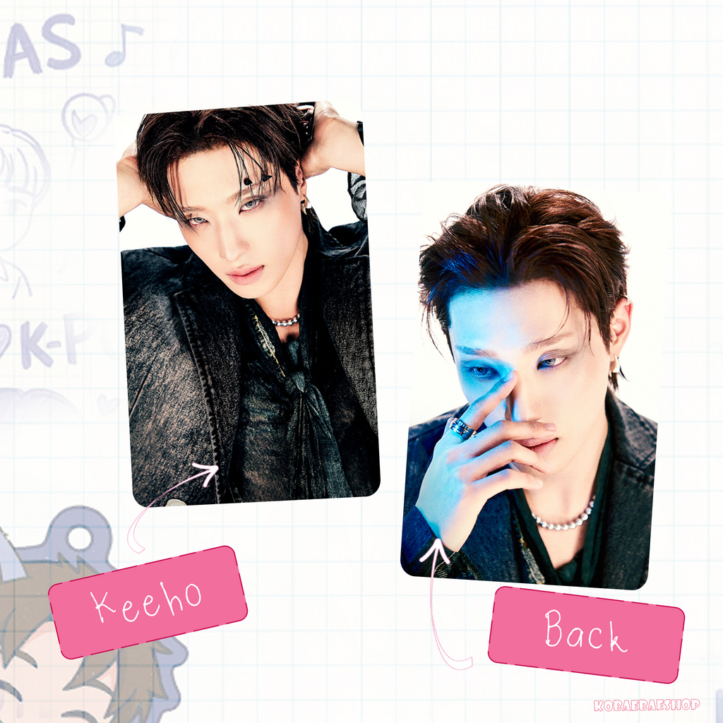P1h - Duh Handmade photocards kpop inspired - Double side set