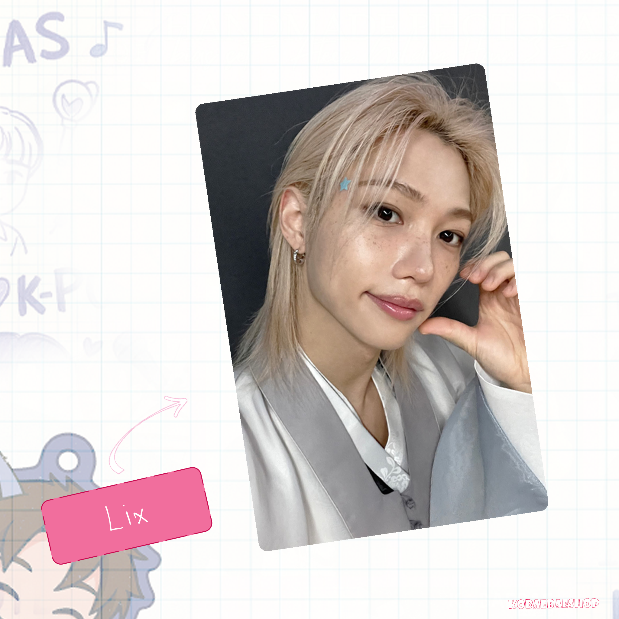 Skz - Chuseok 25 handmade photocards kpop inspired - Bias set