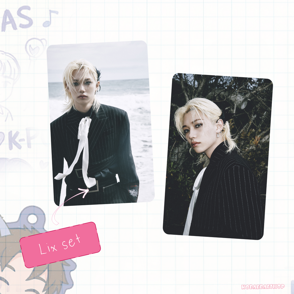 Skz - Doit  handmade photocards kpop inspired - Double set 1