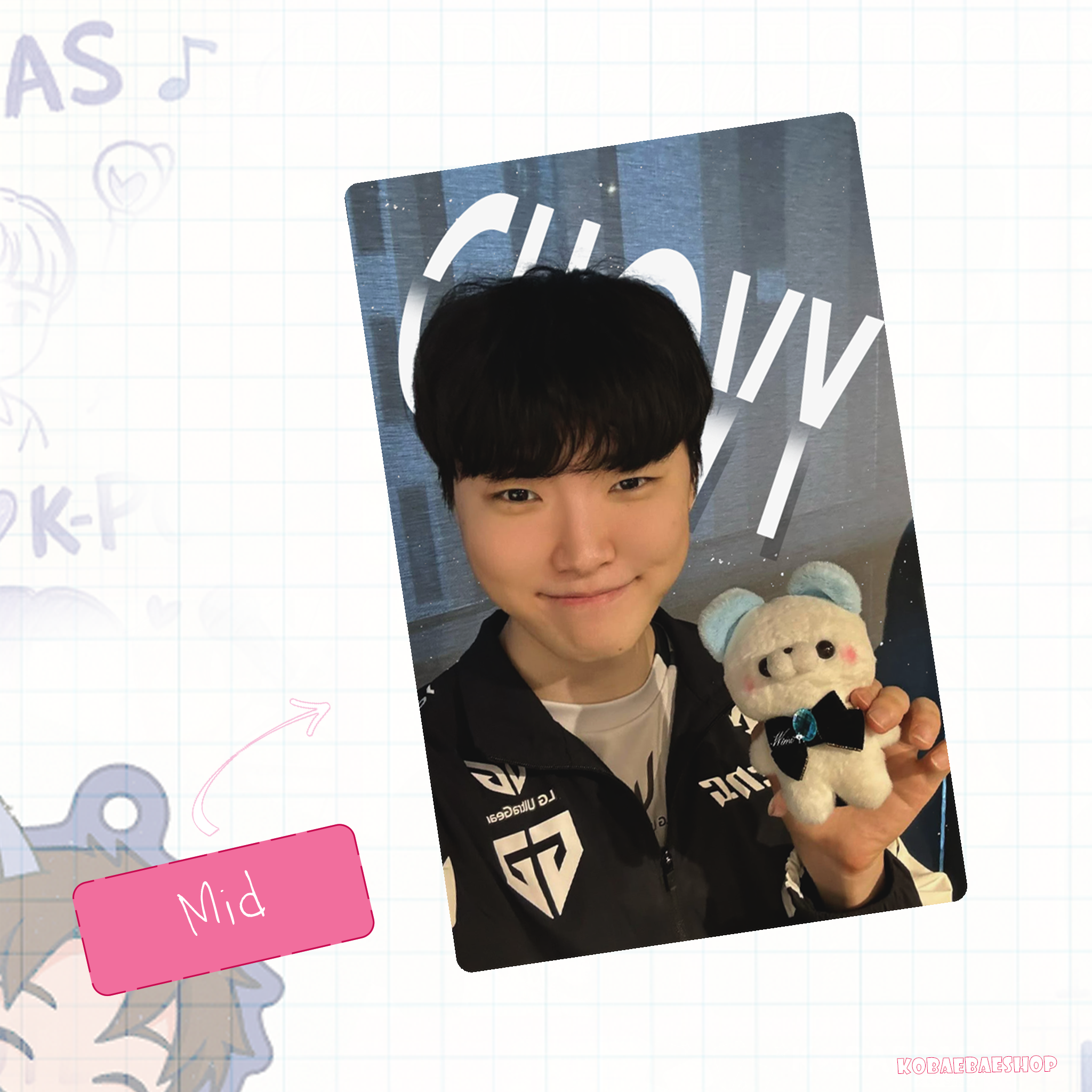 ProPlayer - Team Esports 24 handmade photocards kpop inspired - set 1