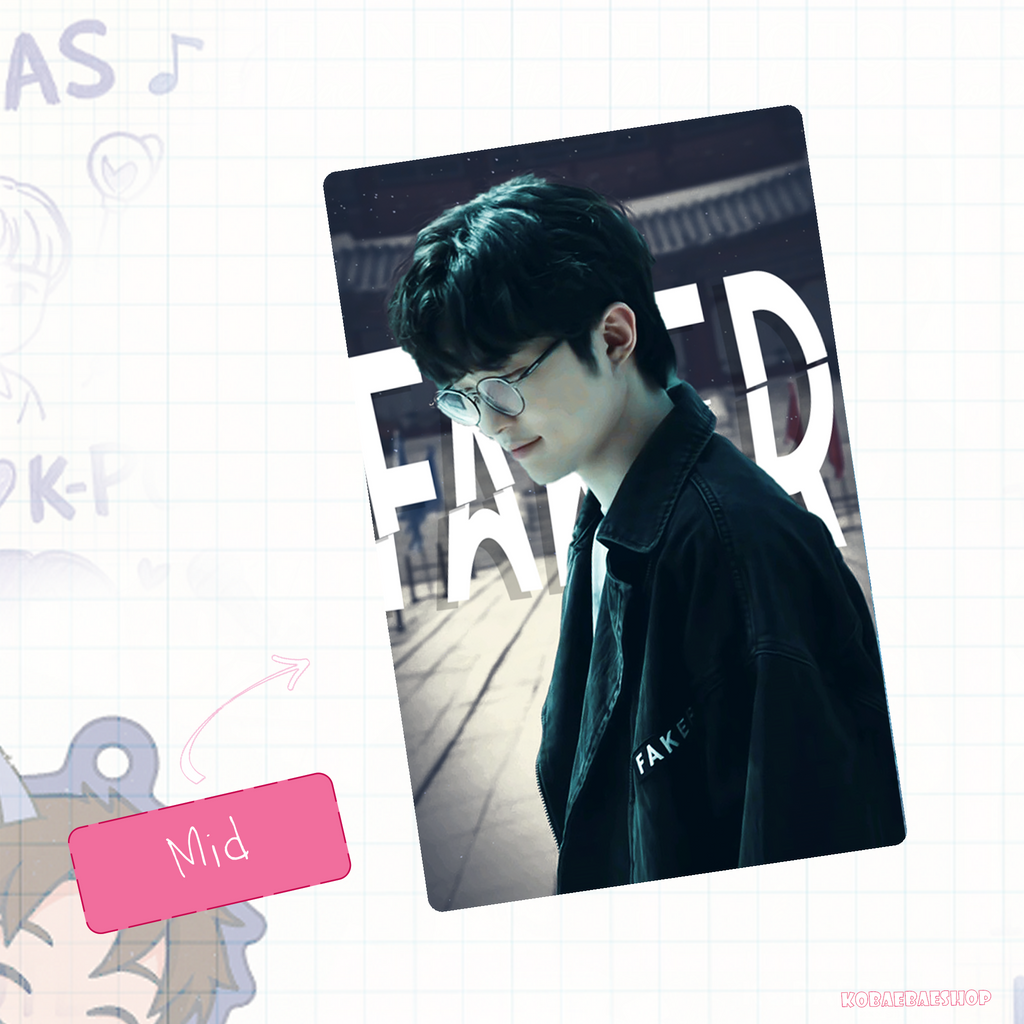 ProPlayer - Team Esports 25 handmade photocards kpop inspired - Set 4