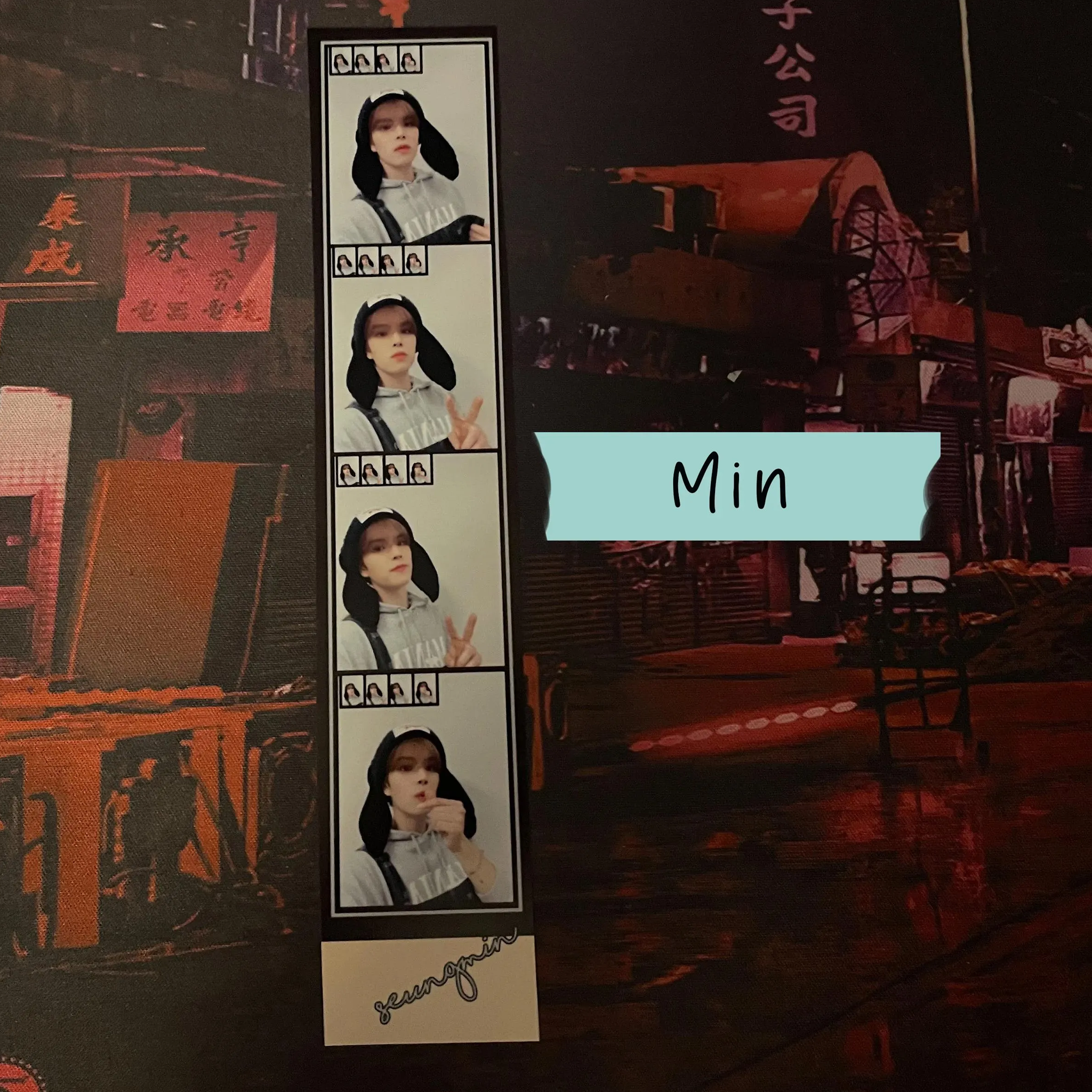 Skz - OT8 handmade film strips - Gift for fan
