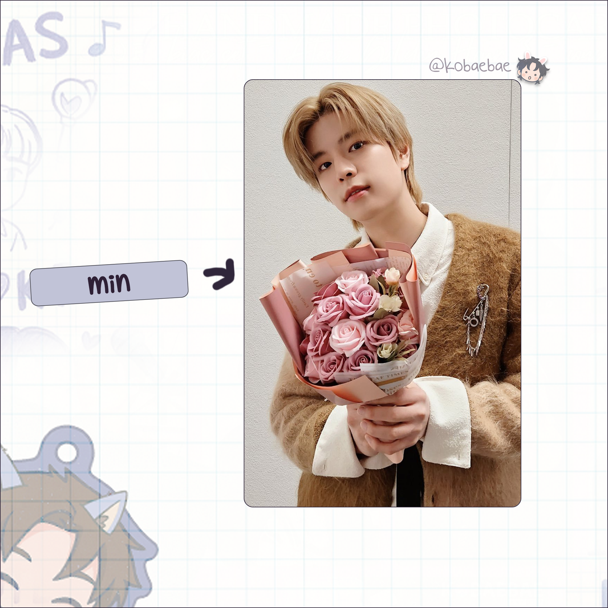 Skz - White Day set  handmade photocards kpop inspired - Holo set 1