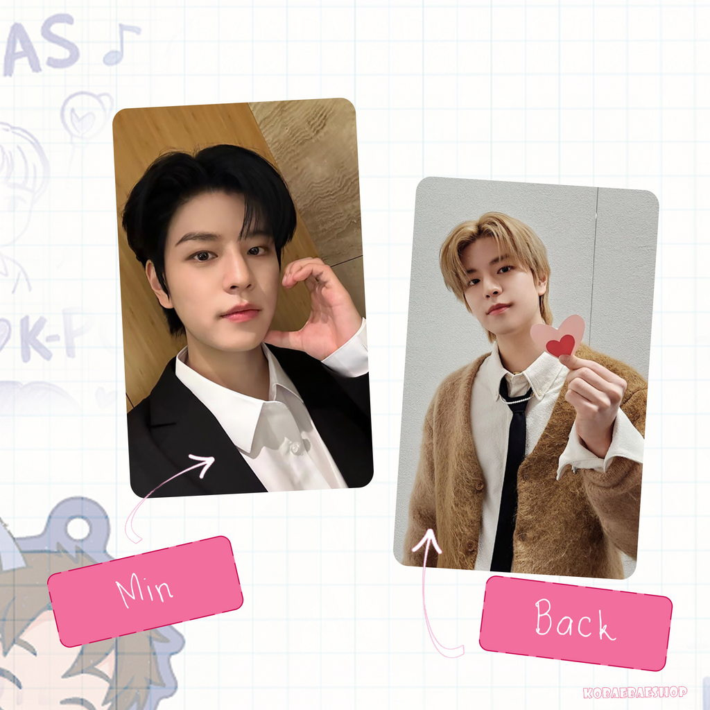 Skz - Be my Valentine Handmade photocards kpop inspired - Double side set