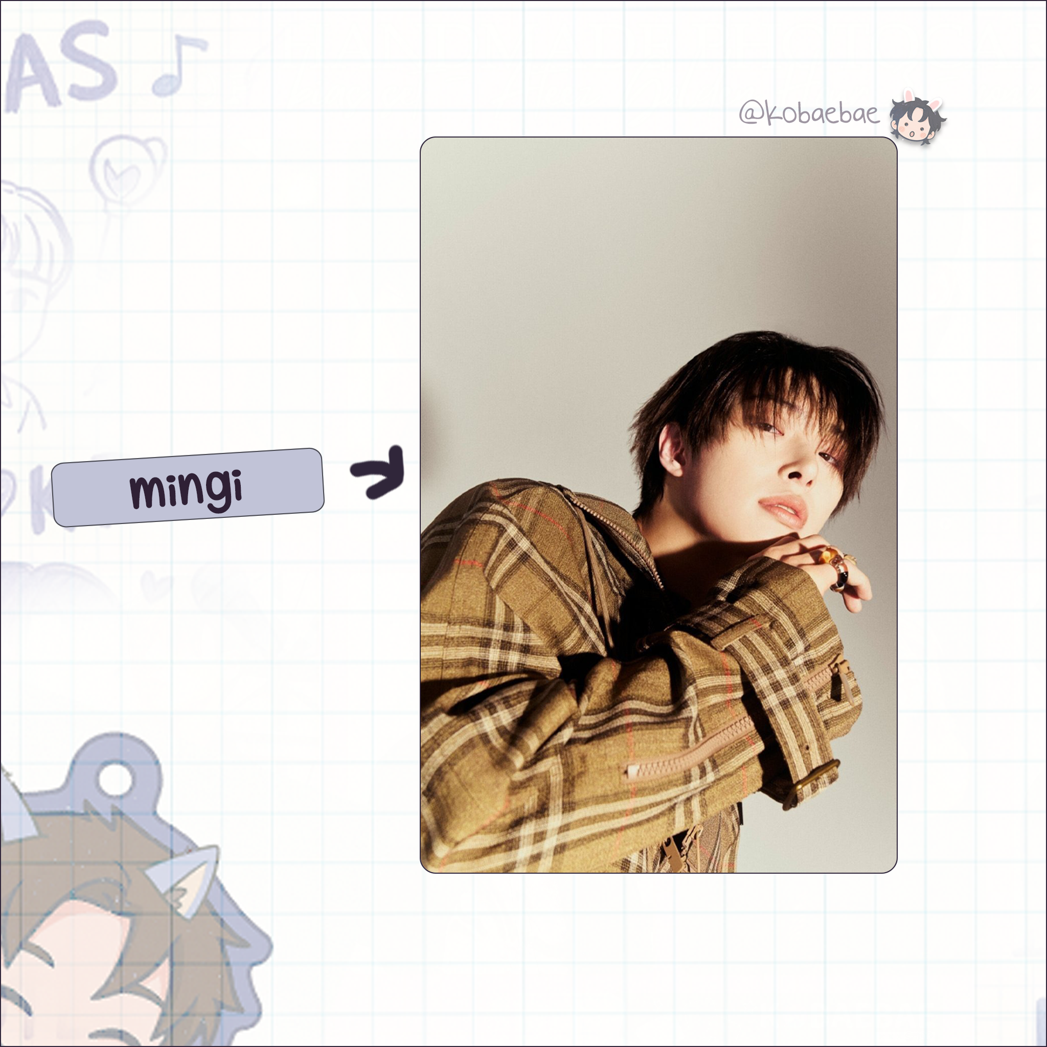 Atz - Ny.Lon Handmade photocards kpop inspired - Bias set