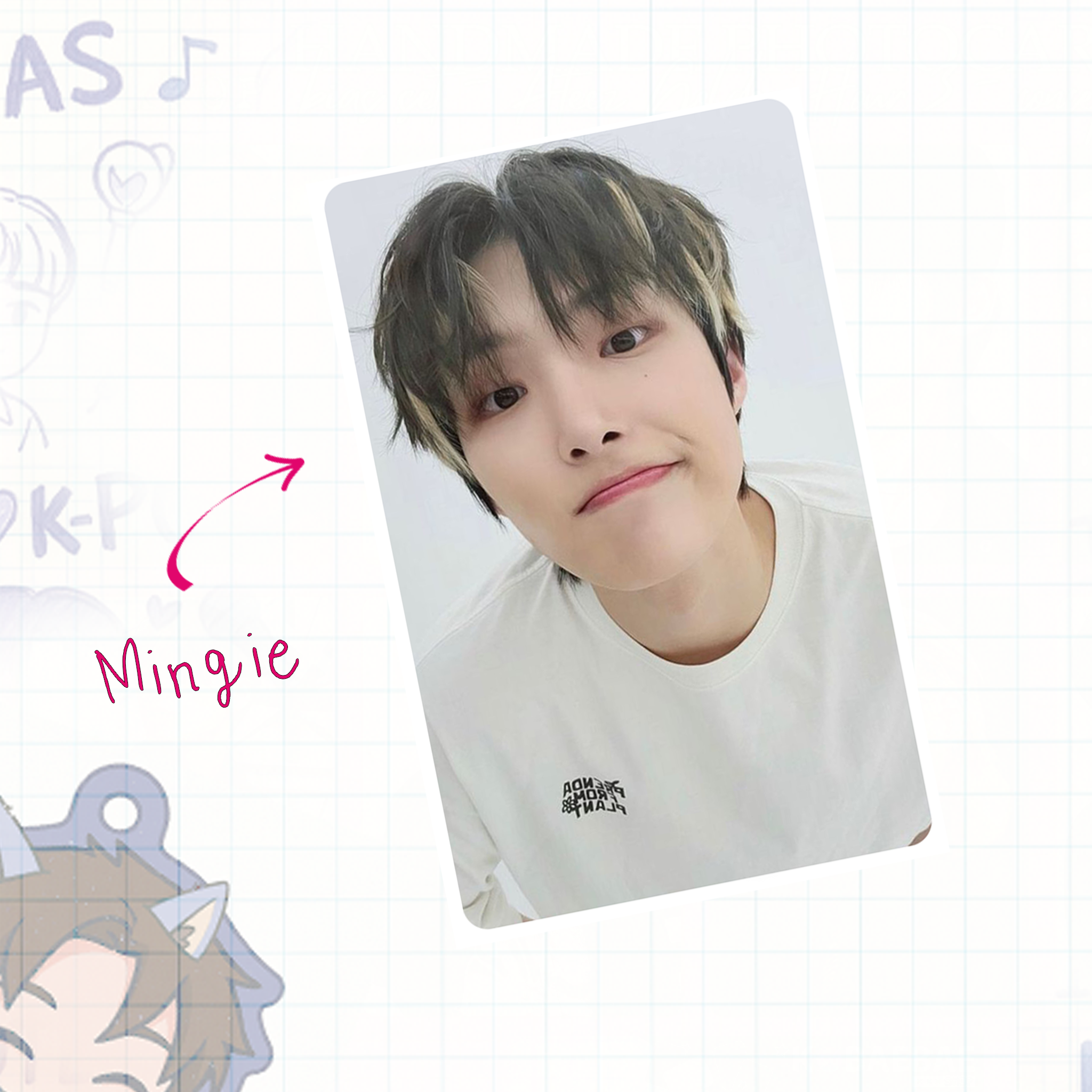Atz - Ot8 handmade photocards kpop inspired - Set 1