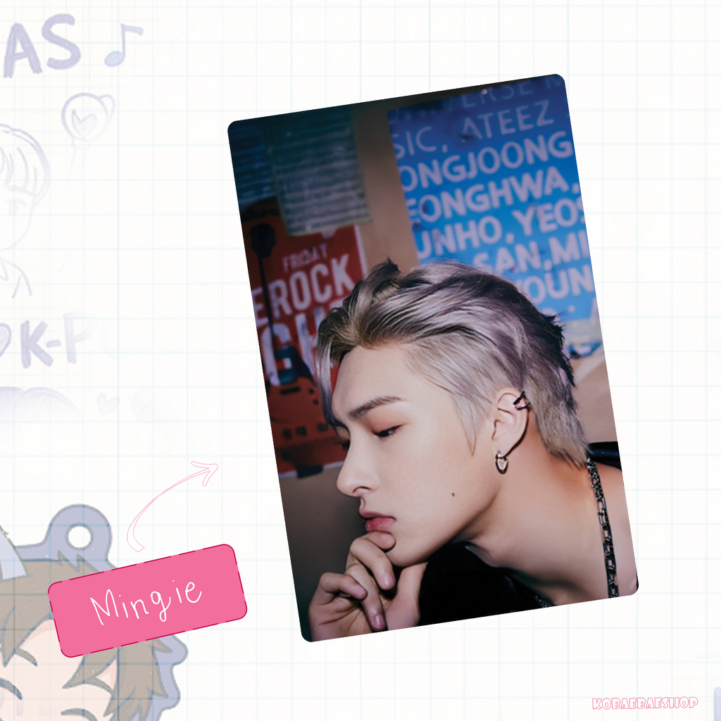 Atz - Backstage Rockin' Handmade photocards kpop inspired - Bias set