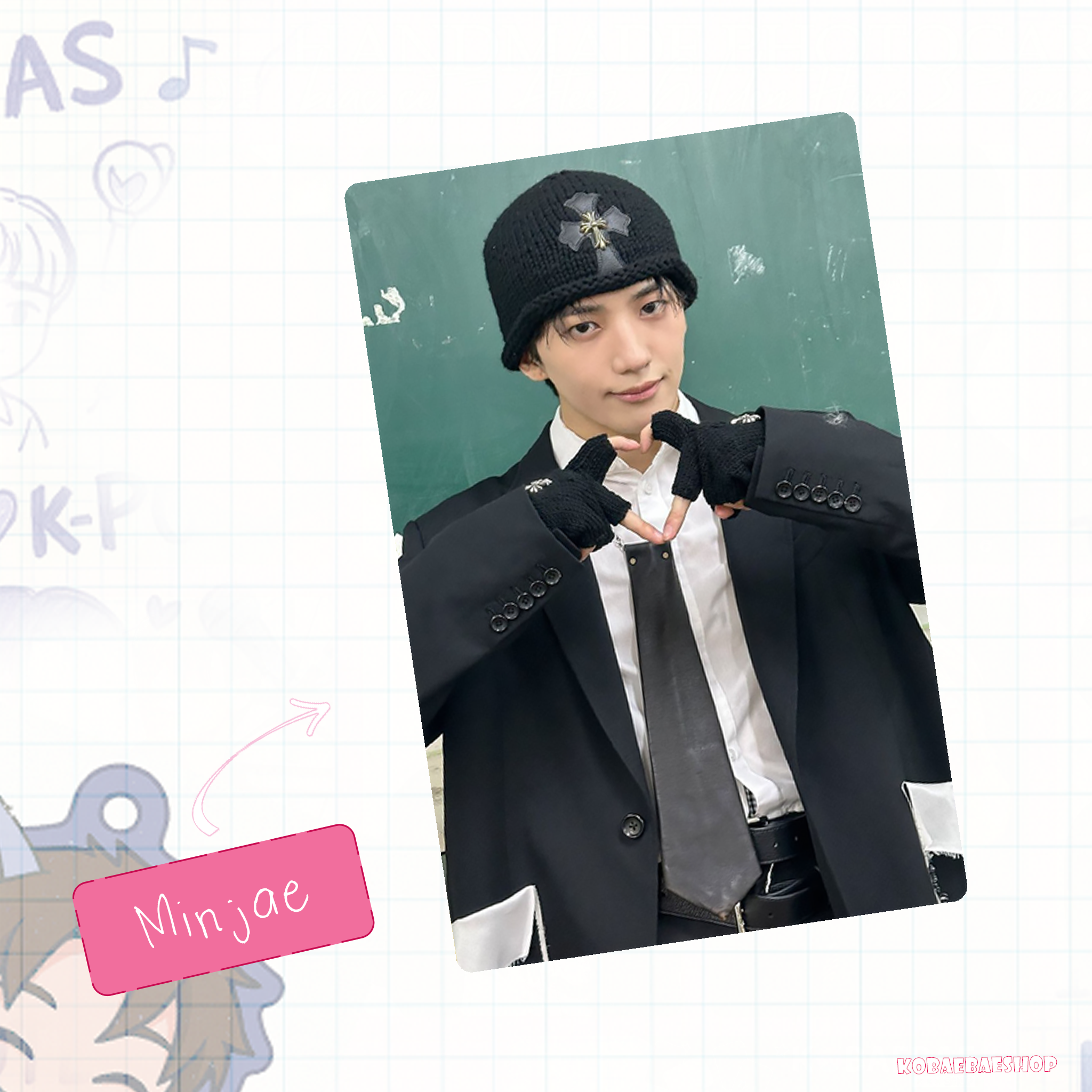 Xkrs - Dazed IG Handmade photocards kpop inspired - Bias set