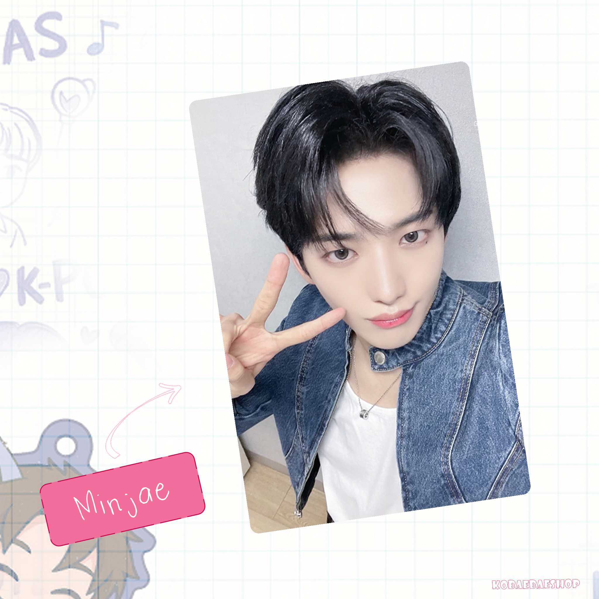 Xkrs - Radio Concept Handmade photocards kpop inspired - Bias set