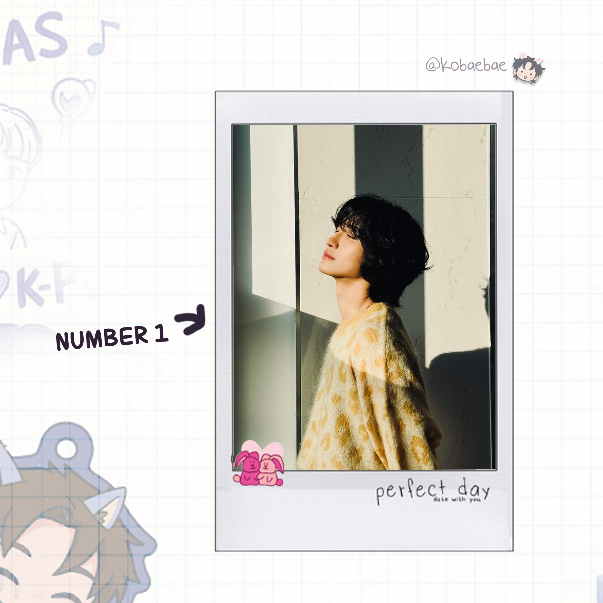 Atz - Date with My Bias - Hwa Instant-Style Fanmade Photo Print