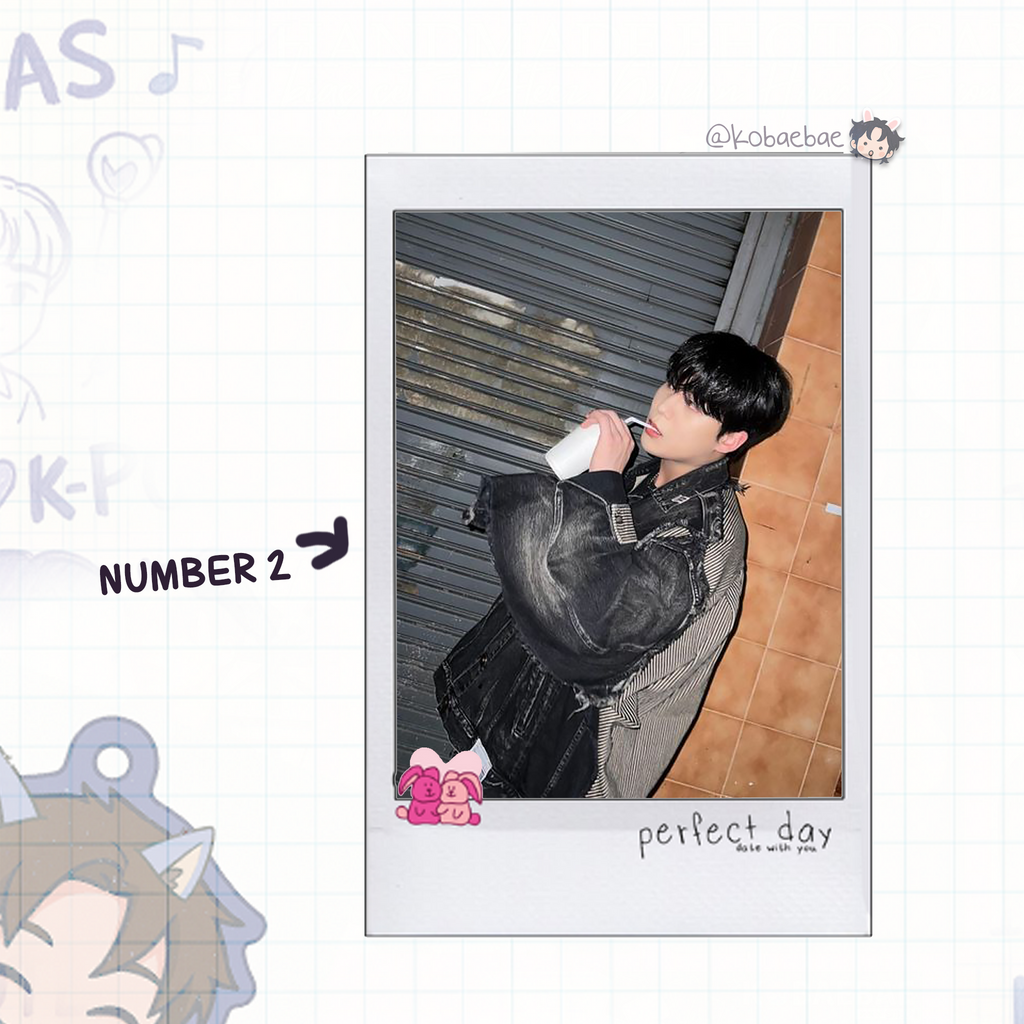 Atz - Date with My Bias - Jongho Instant-Style Fanmade Photo Print