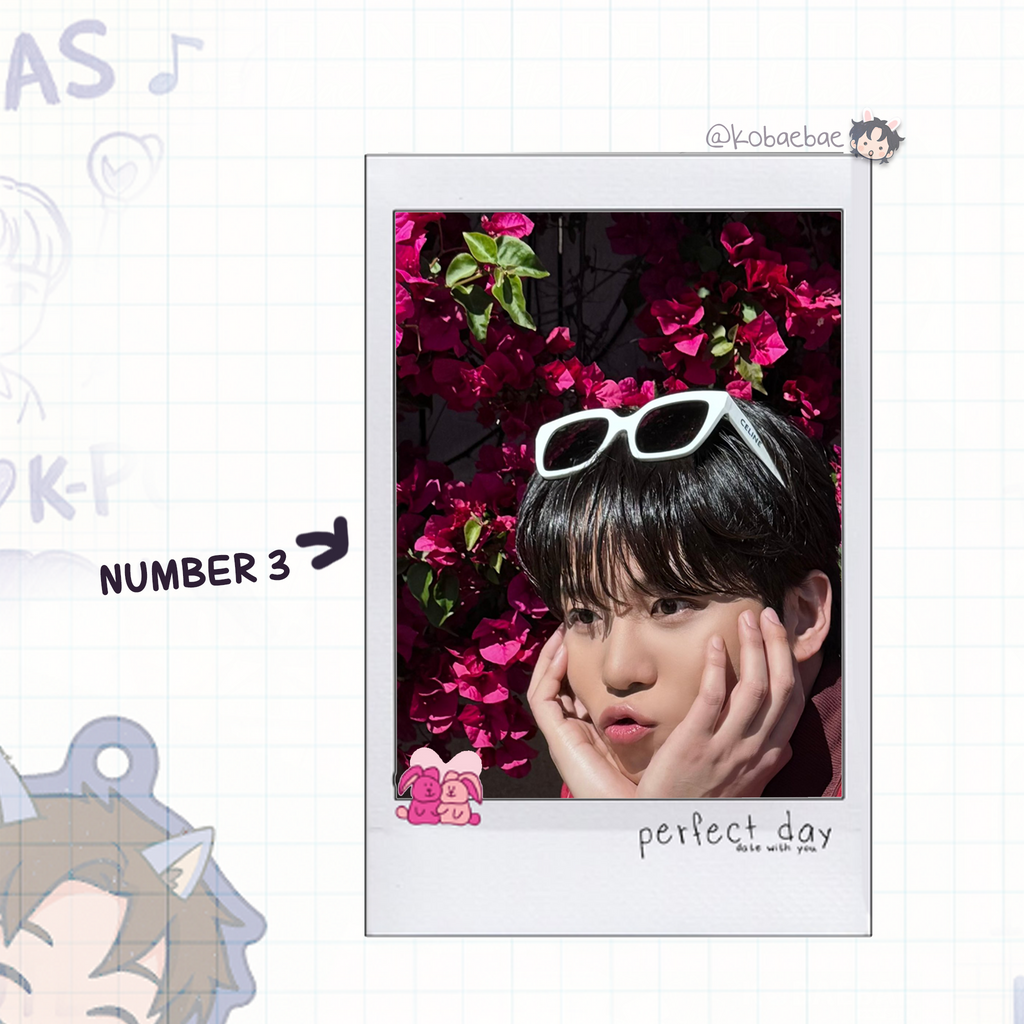 Atz - Date with My Bias - Jongho Instant-Style Fanmade Photo Print