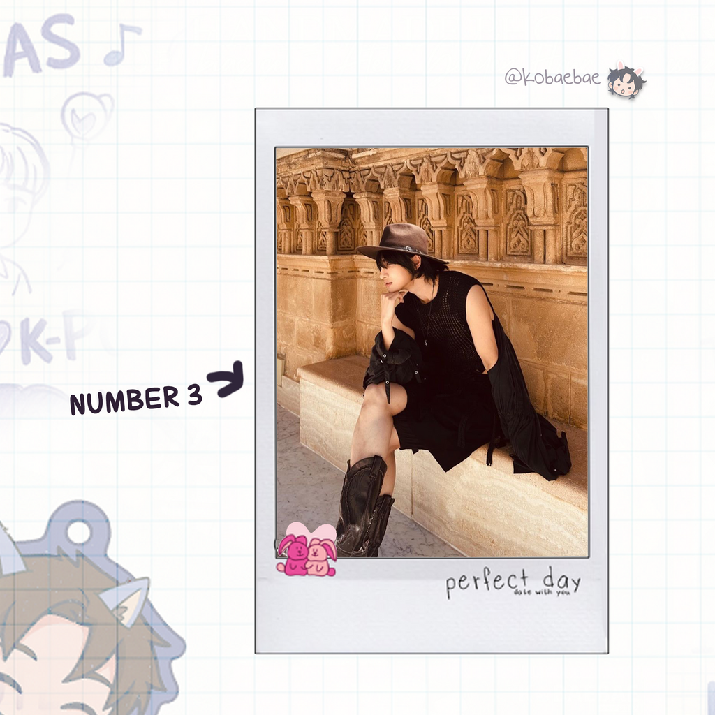 Atz - Date with My Bias - Hwa Instant-Style Fanmade Photo Print