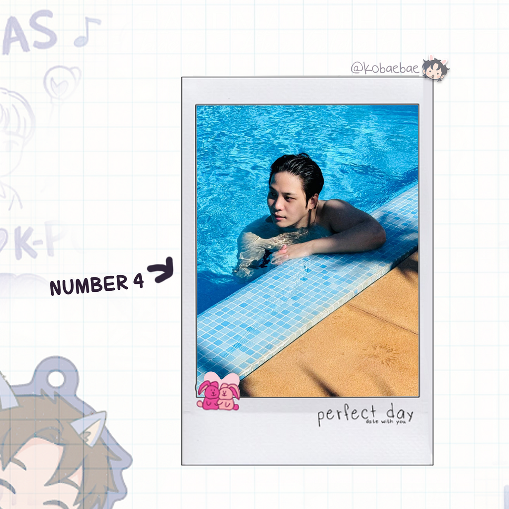 Atz - Date with My Bias - Jongho Instant-Style Fanmade Photo Print