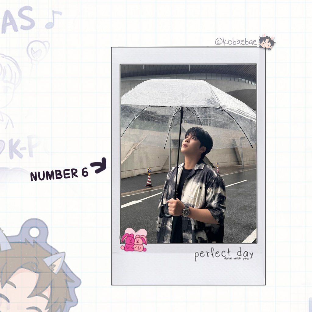 Atz - Date with My Bias - Jongho Instant-Style Fanmade Photo Print