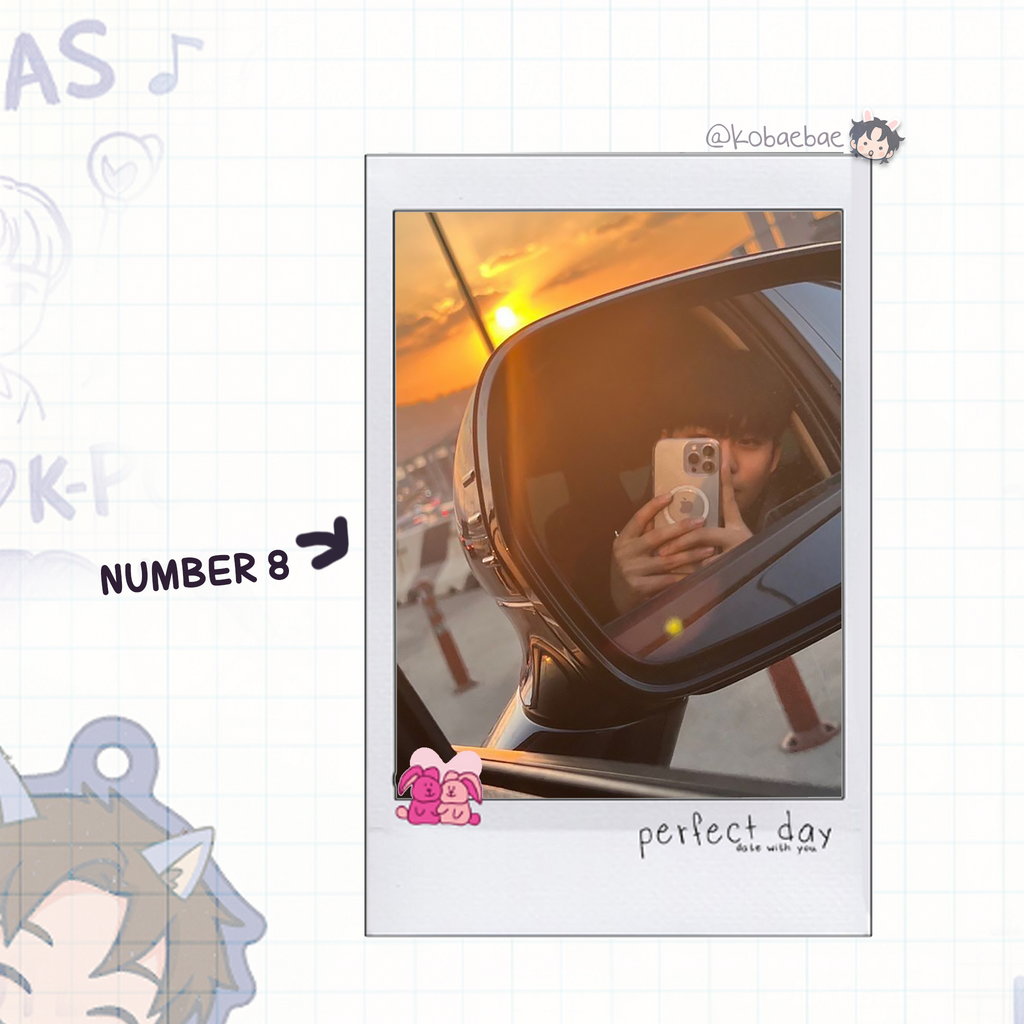 Atz - Date with My Bias - Jongho Instant-Style Fanmade Photo Print