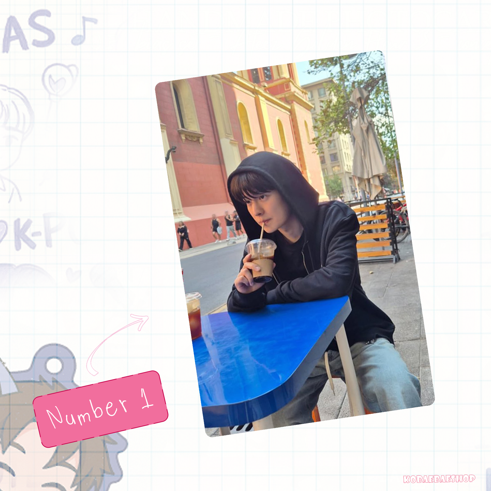 Date with My Bias - Min Instant-Style Fanmade Photo Print