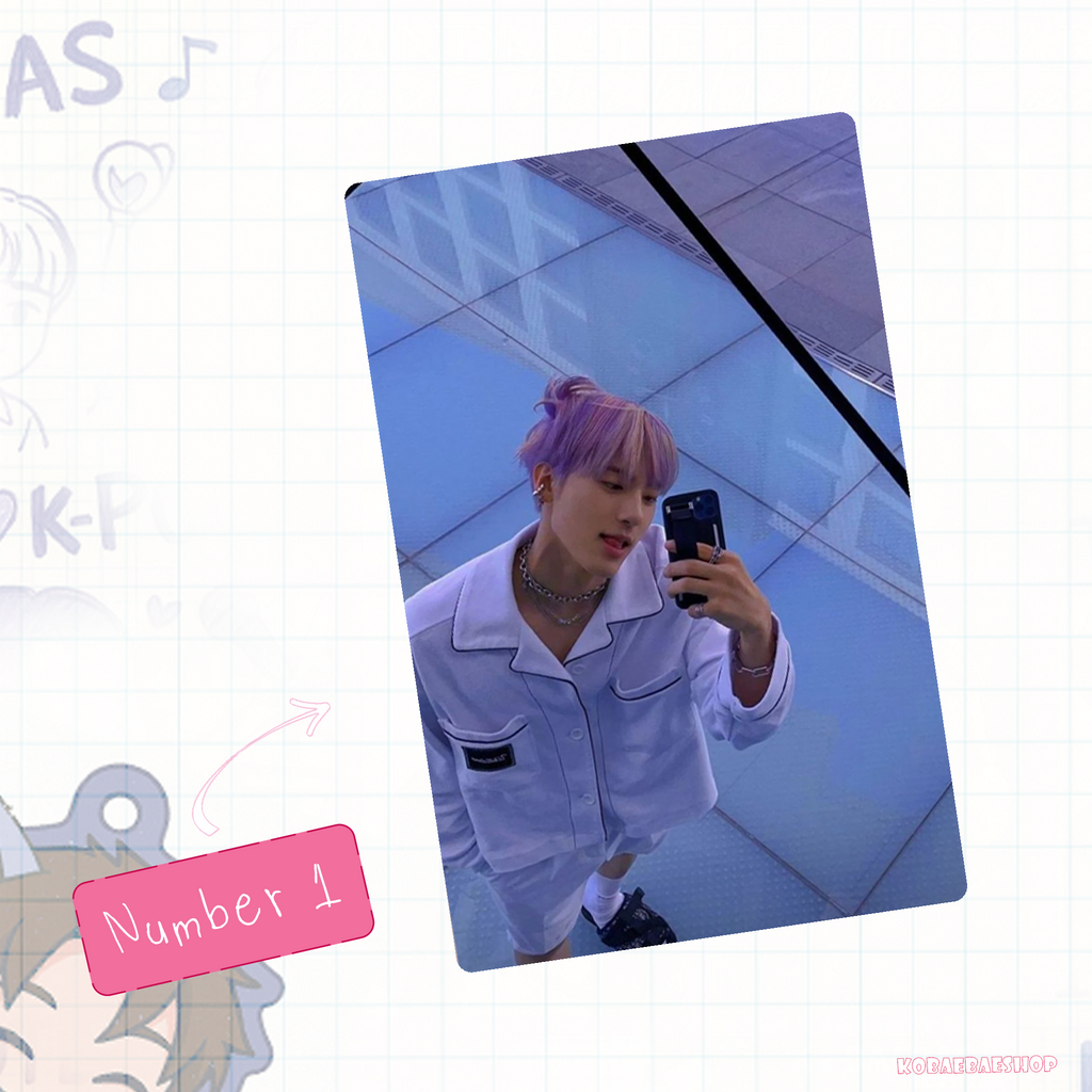 The Boyz - Eric handmade photocards kpop inspired - Set 1