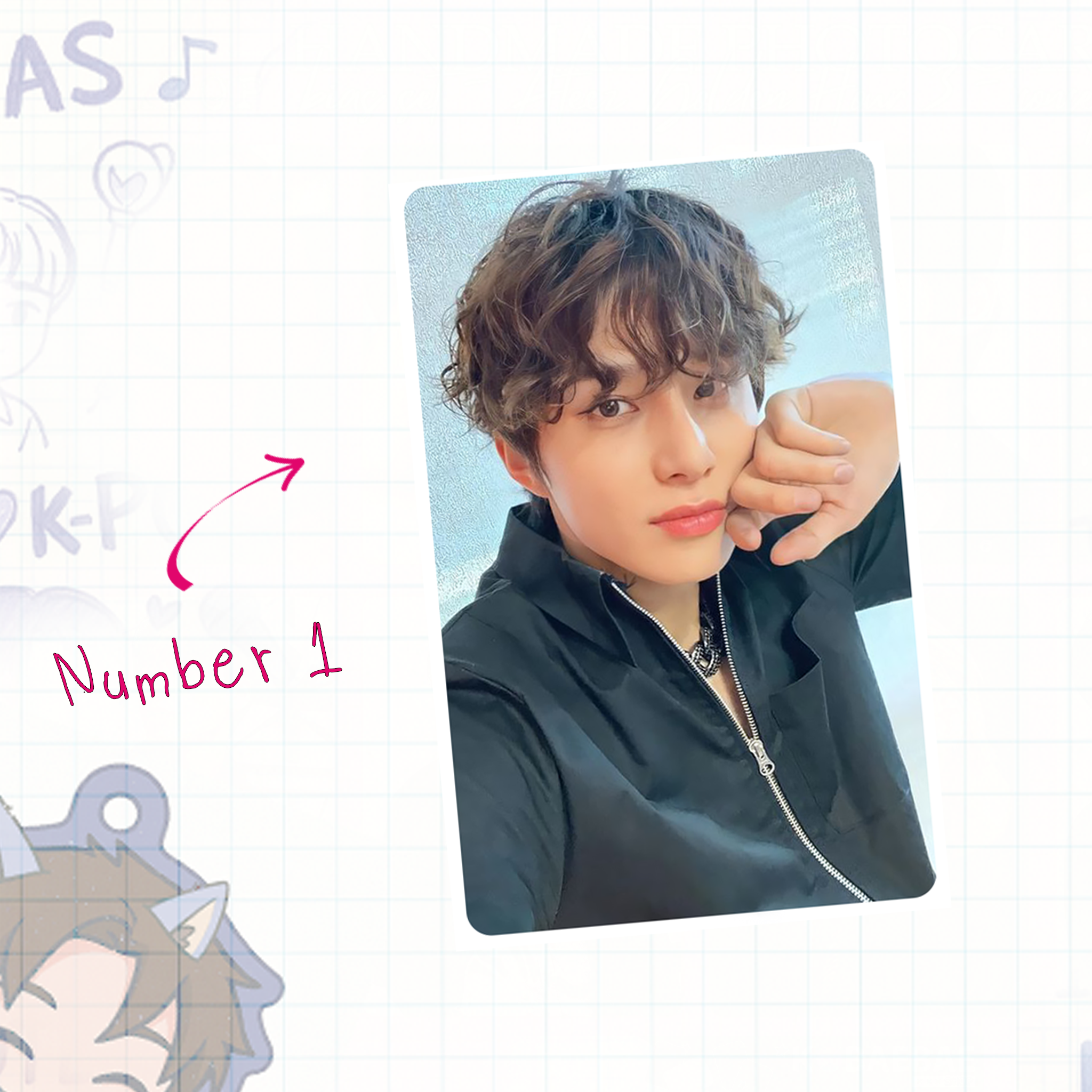 NeoUnit - Jung handmade photocards kpop inspired - Set 1