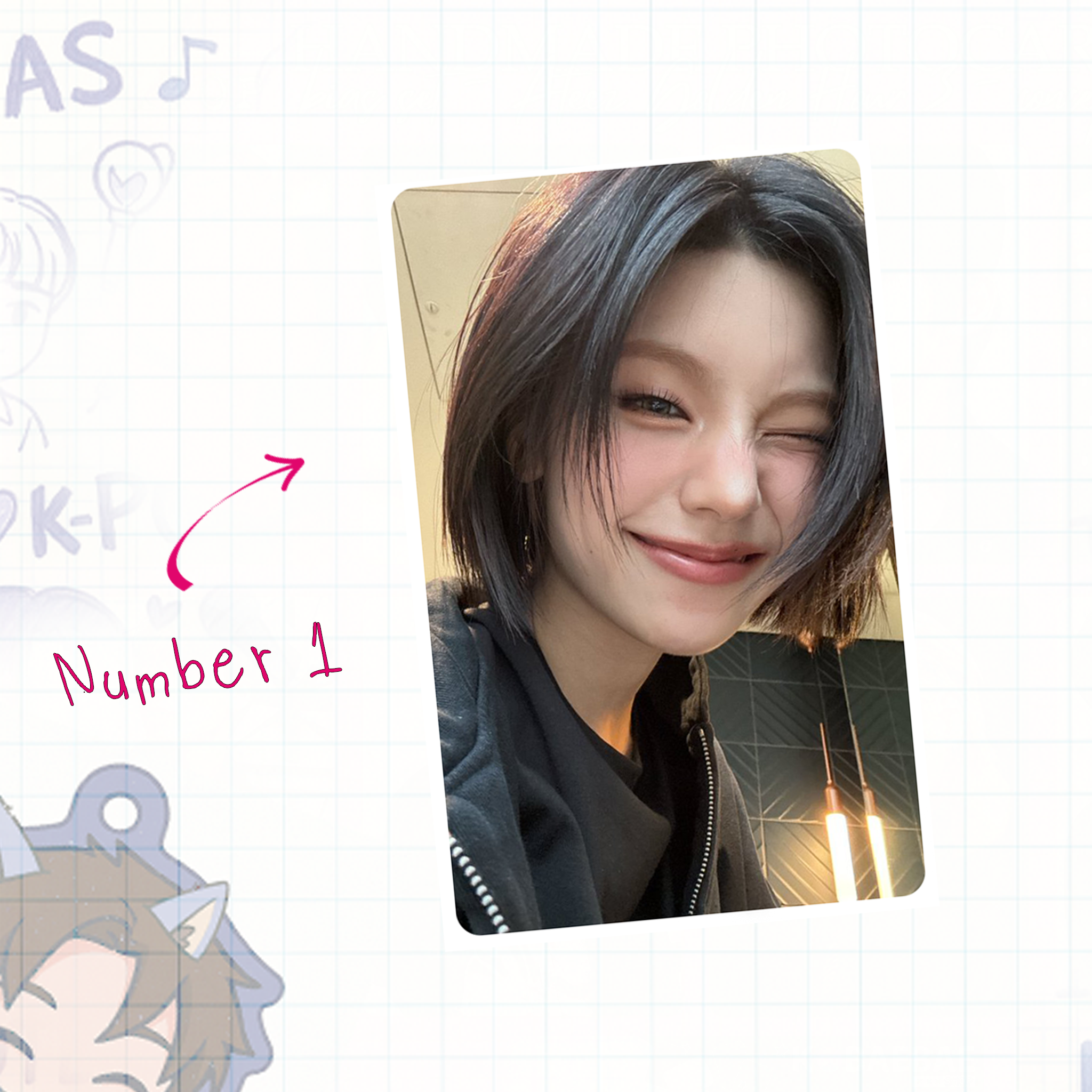 Itz - Ye handmade photocards kpop inspired - Set 1