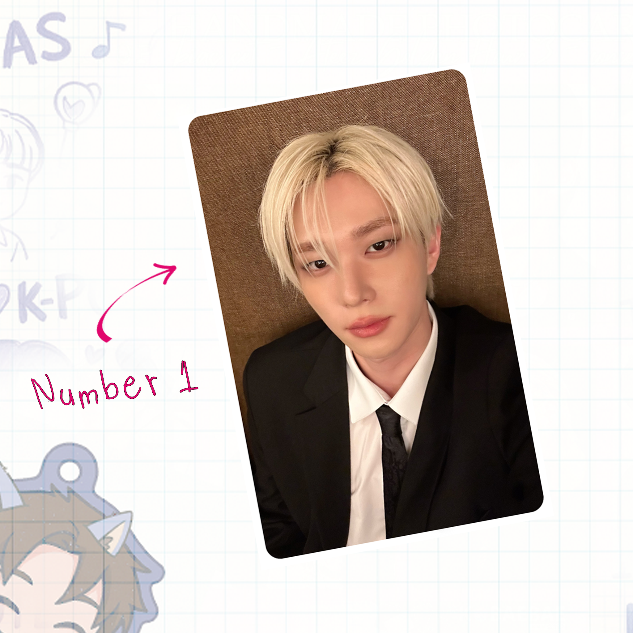 P1H - Teo handmade photocards kpop inspired - Set 1