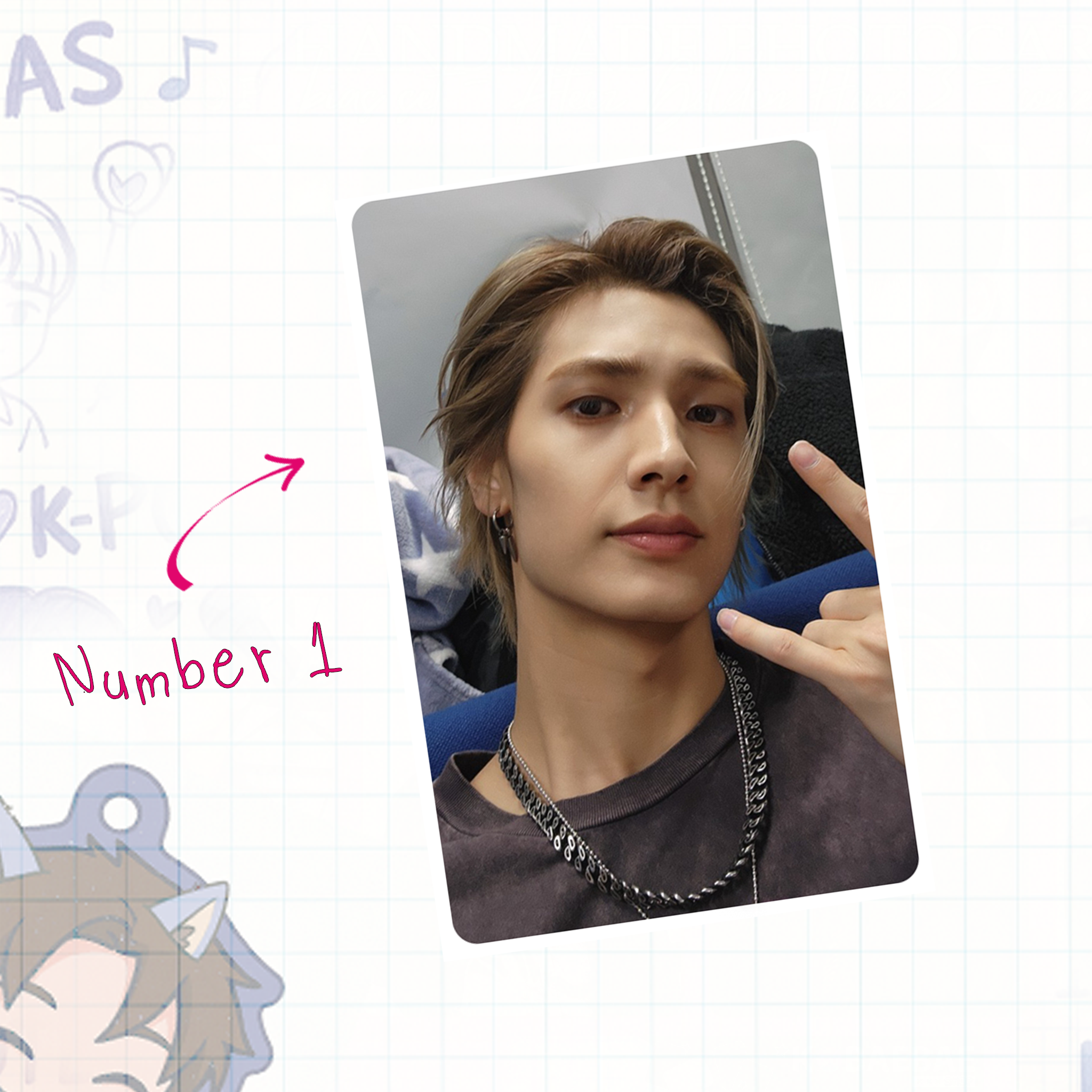 XHR - Yeon handmade photocards kpop inspired - Set 1