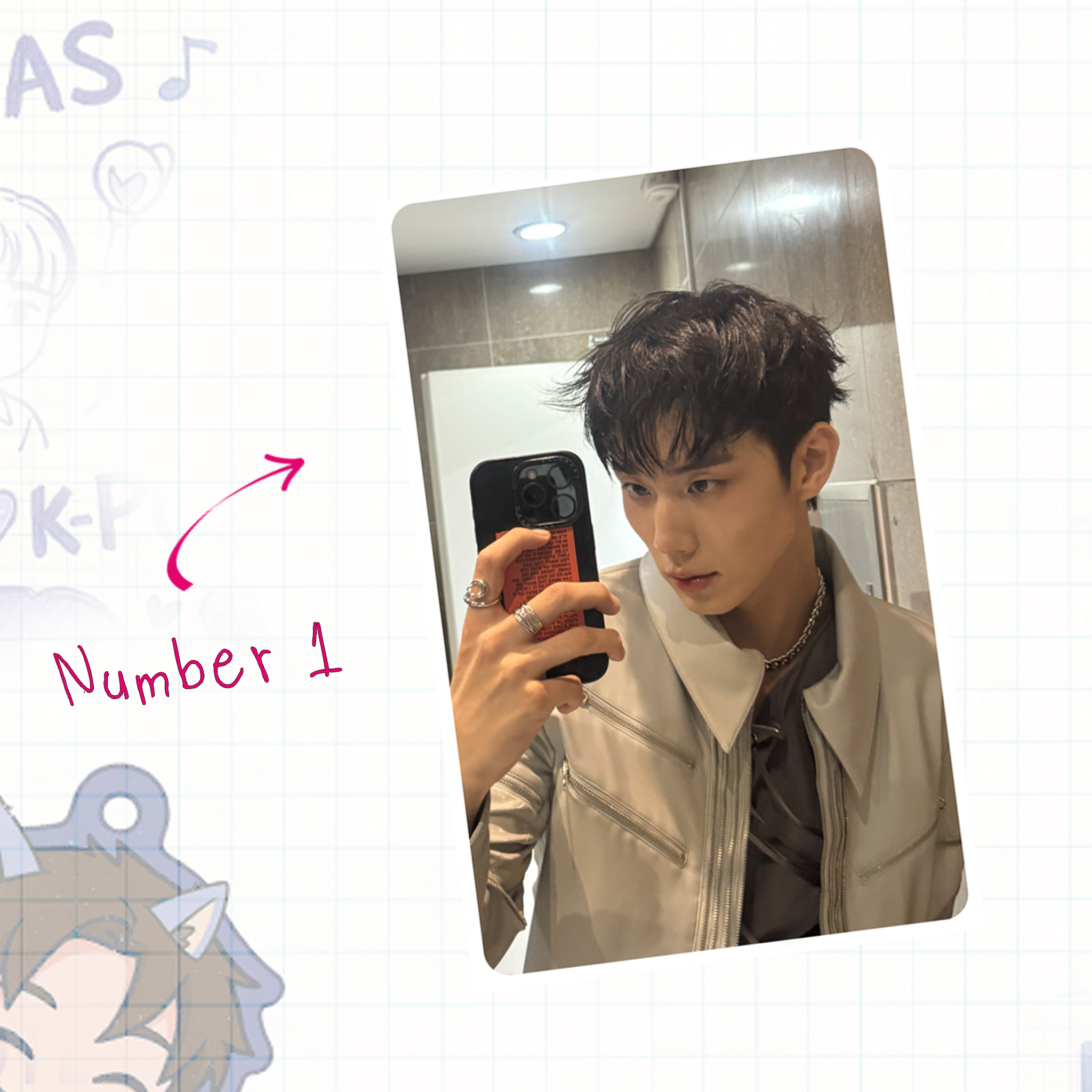 P1H - Tak handmade photocards kpop inspired - Set 1