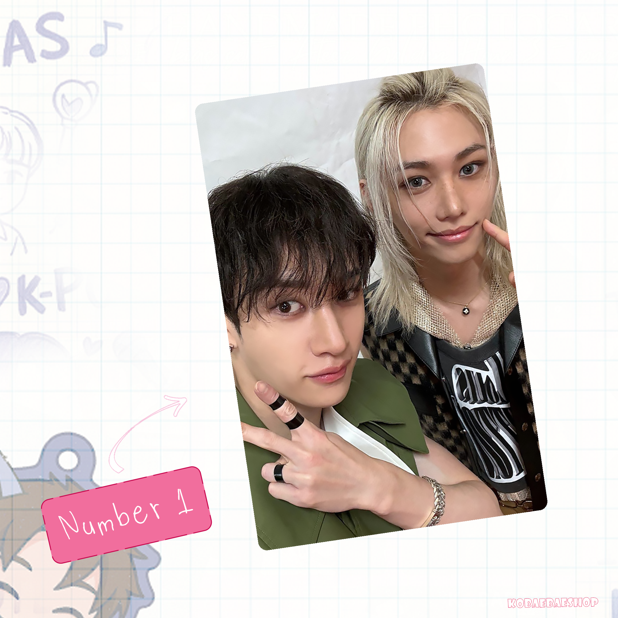 Skz - Ate Handmade photocards kpop inspired - Tube set