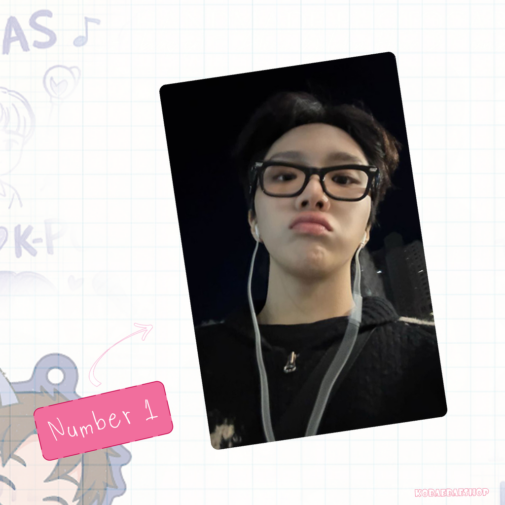 Boynextdoor - Woonhak handmade photocards kpop inspired - Set 1