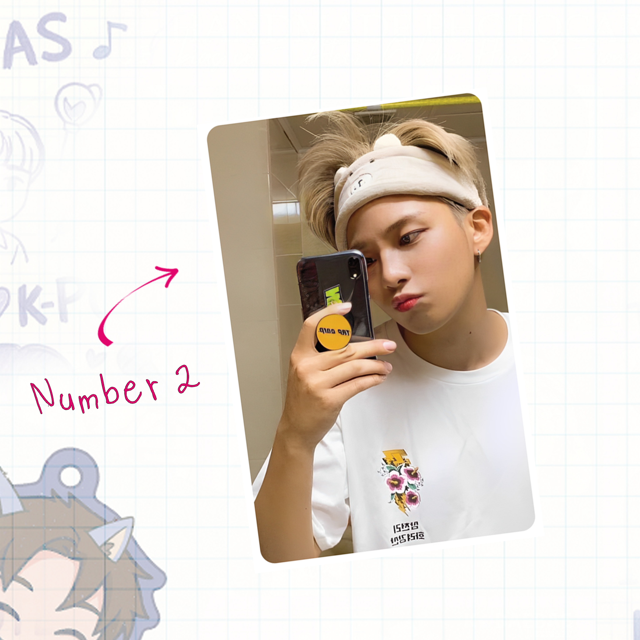 Atz - Jho handmade photocards kpop inspired - Set 1